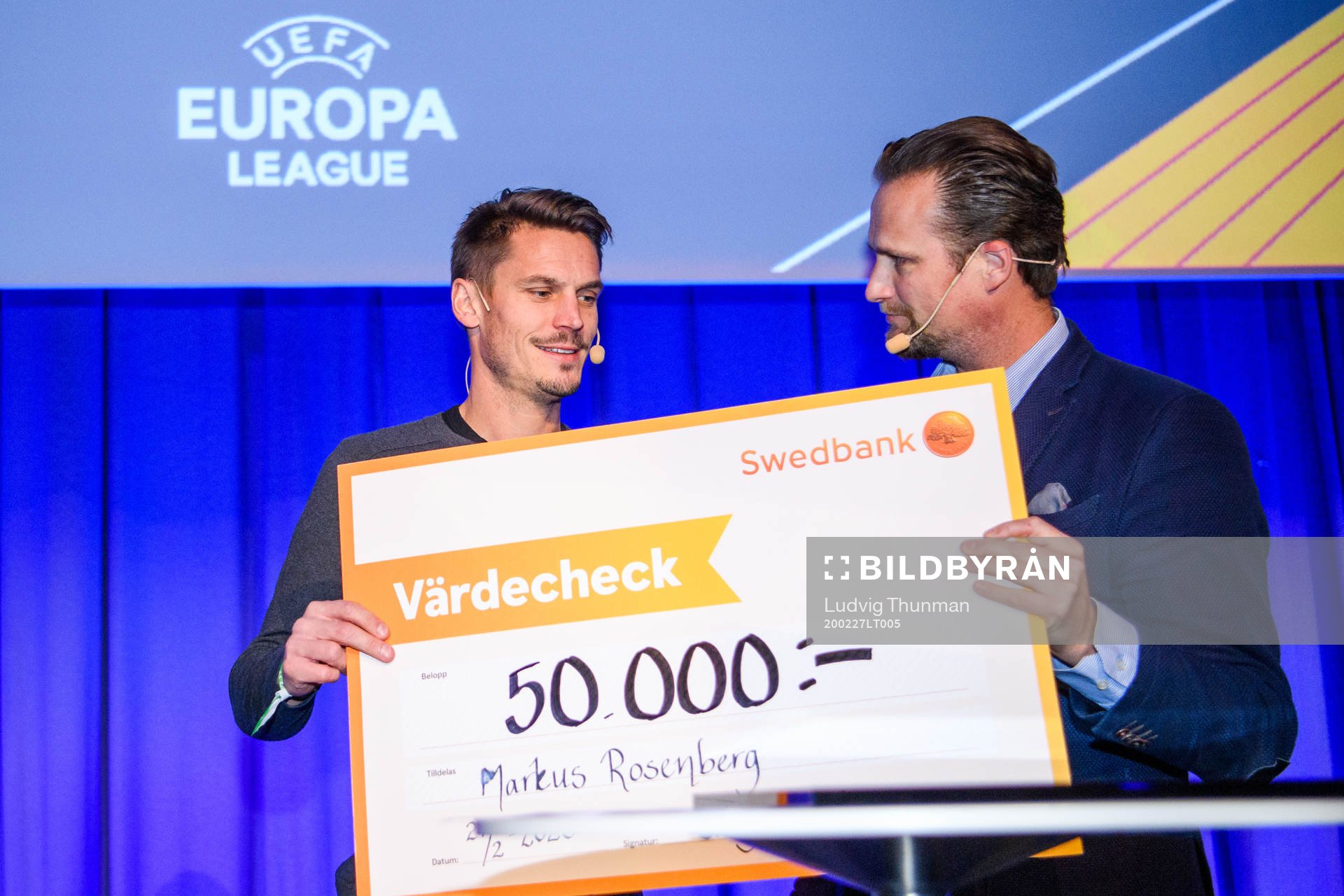 Former Malmö FF players Markus Rosenberg and Carl Johan