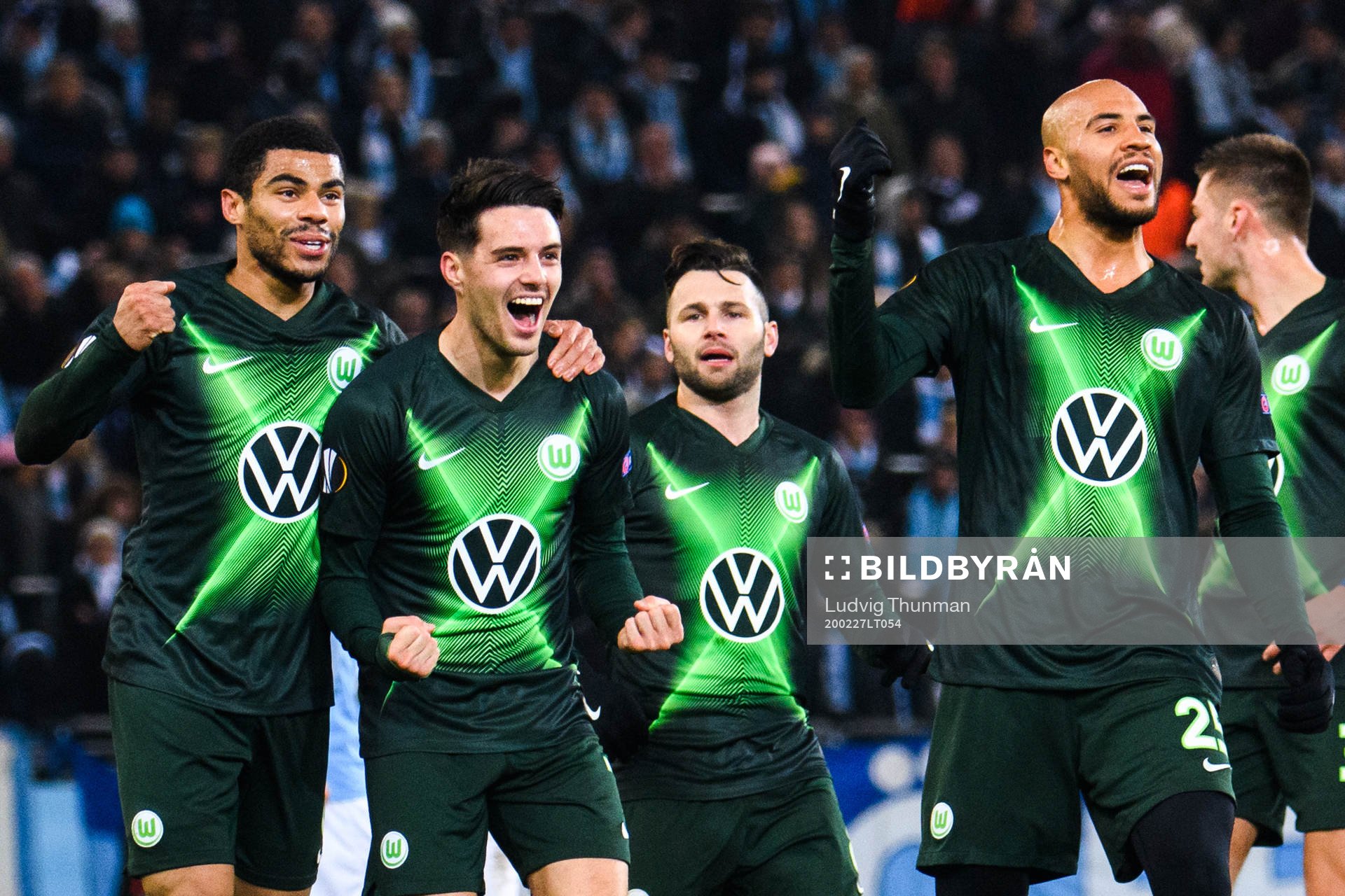 Josip Brekalo of Wolfsburg celebrate the 0-1 goal