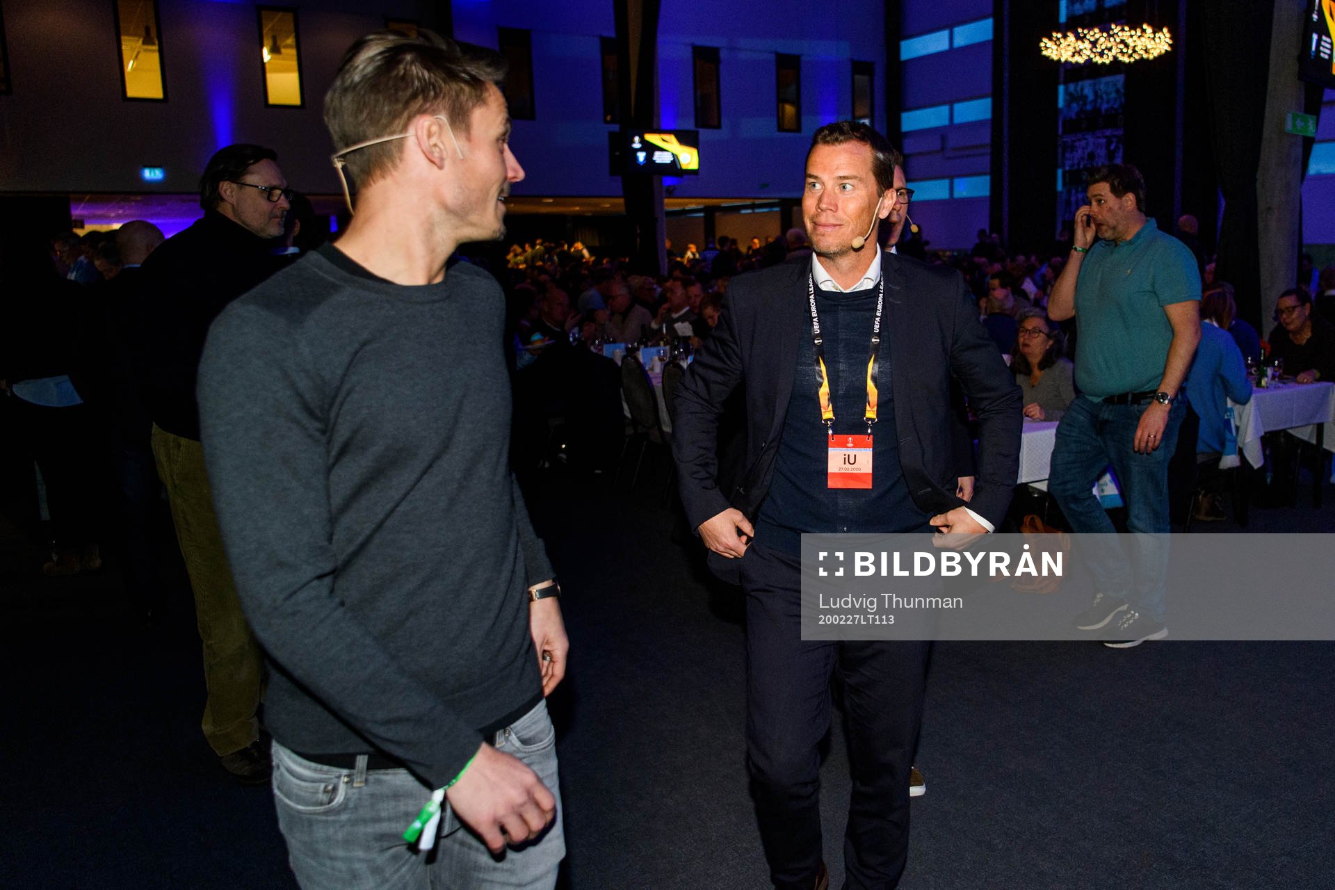 Former Malmö FF player Markus Rosenberg and Daniel