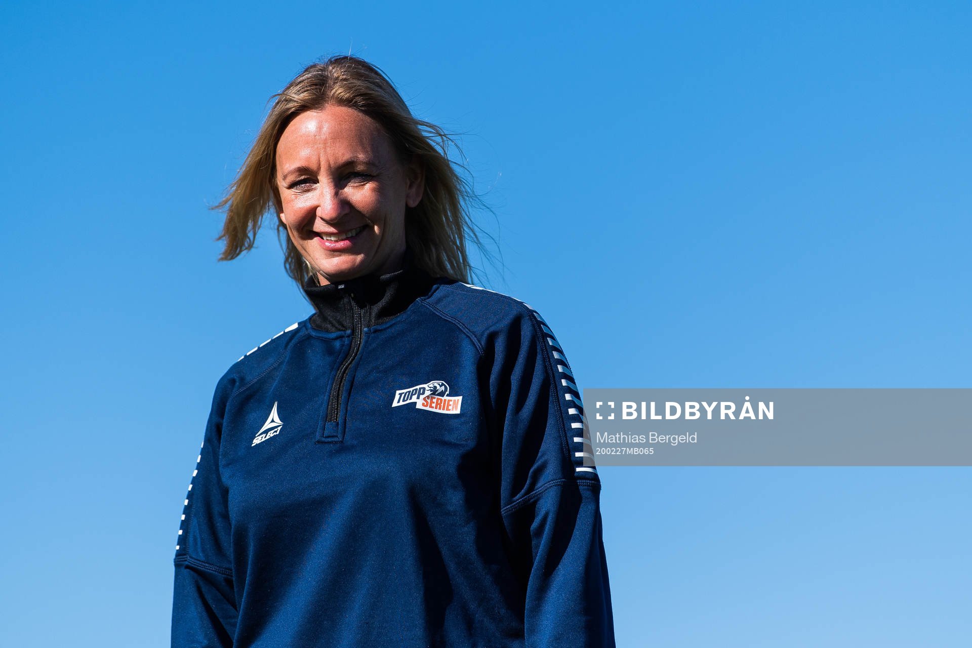 Hege Jørgensen, manager Toppfotball Kvinner, poses for a