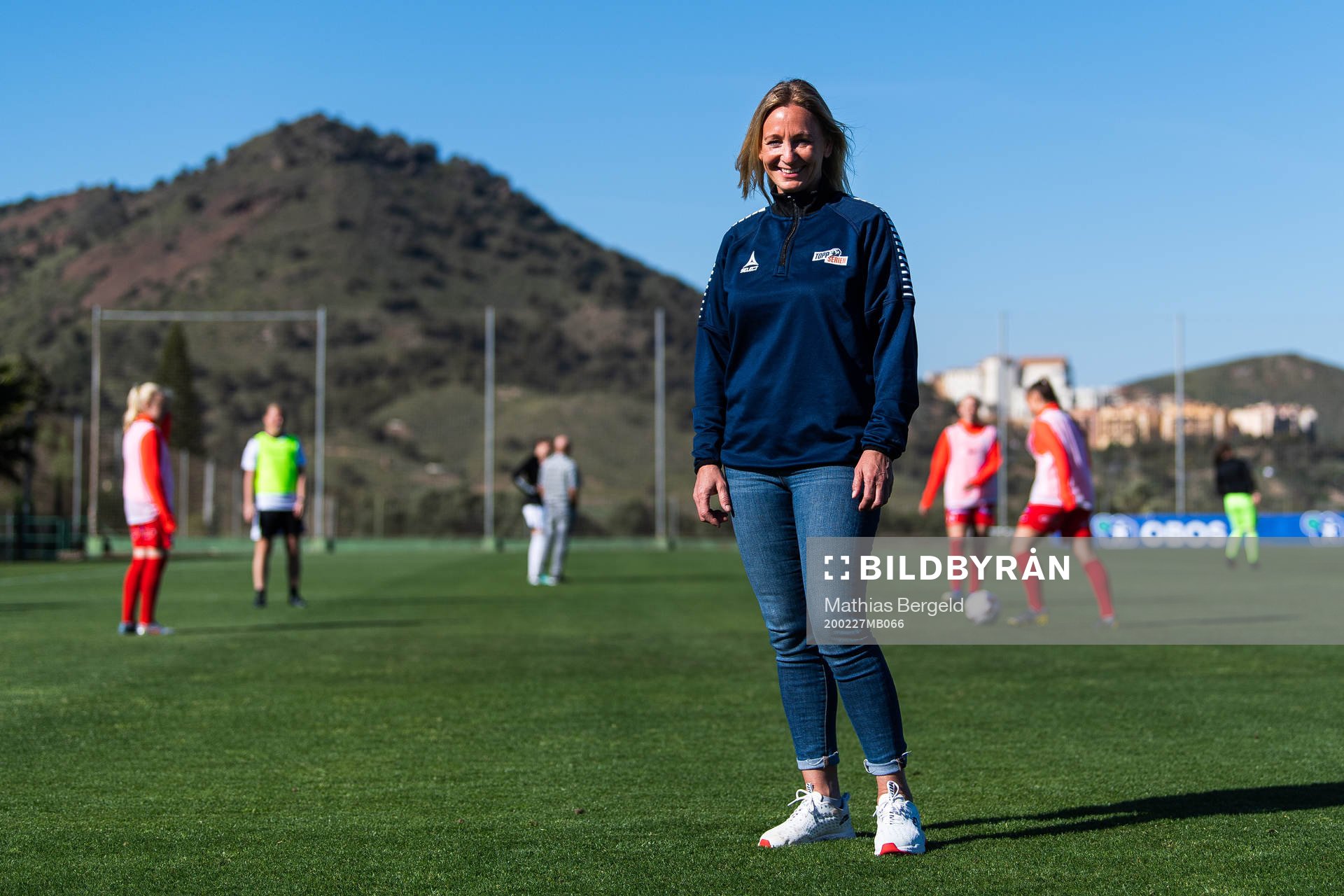 Hege Jørgensen, manager Toppfotball Kvinner, poses for a