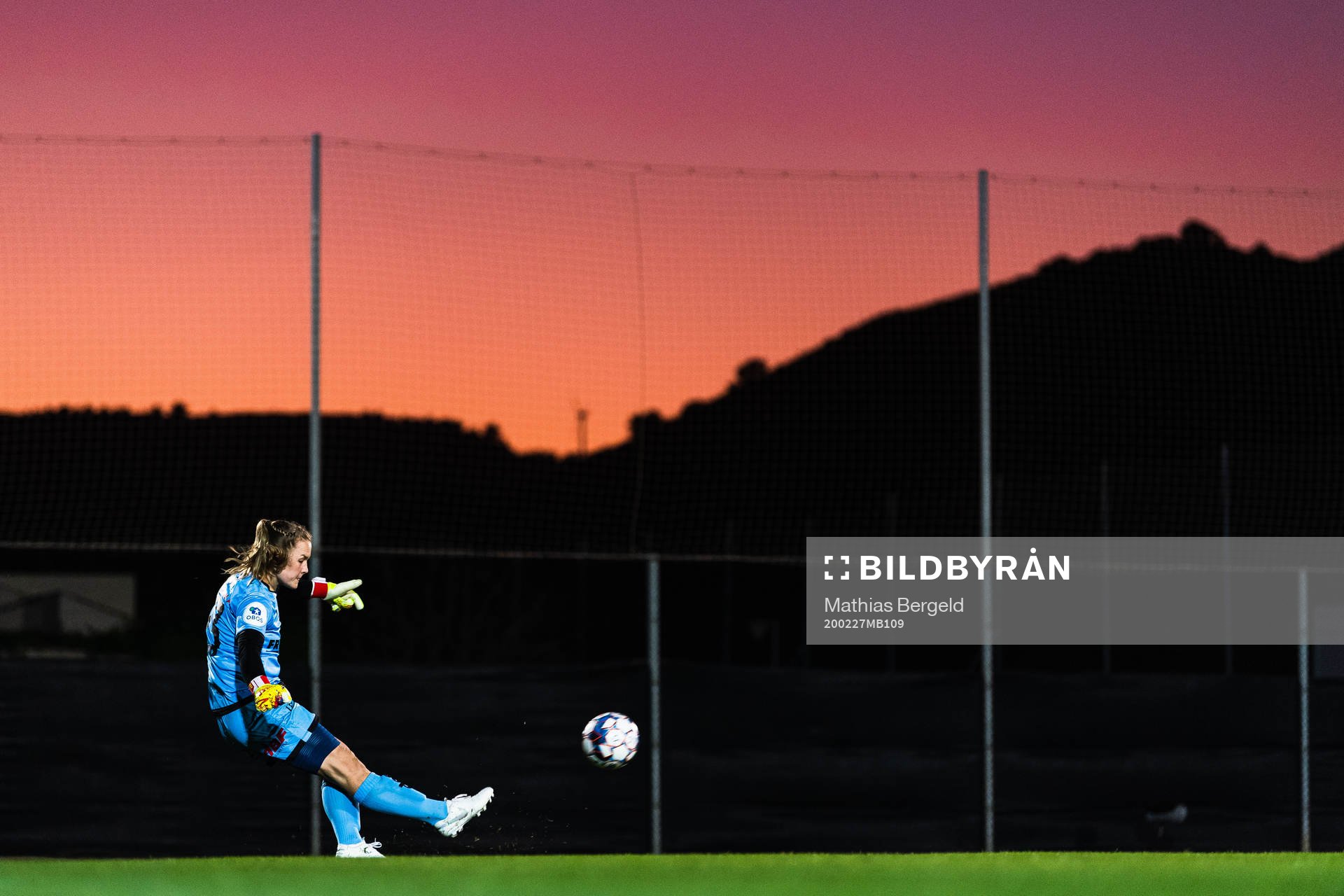 Goalkeeper Oda Marie Hove Bogstad of Sandviken