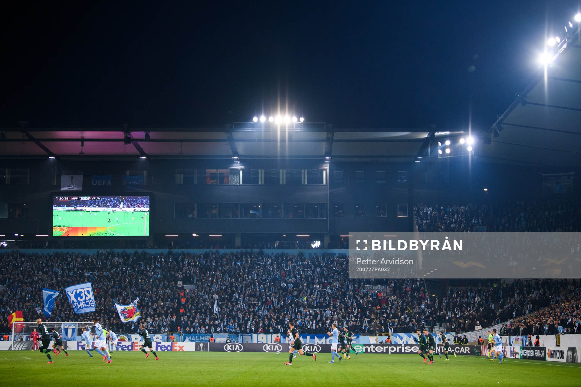 General view of Eleda Stadion