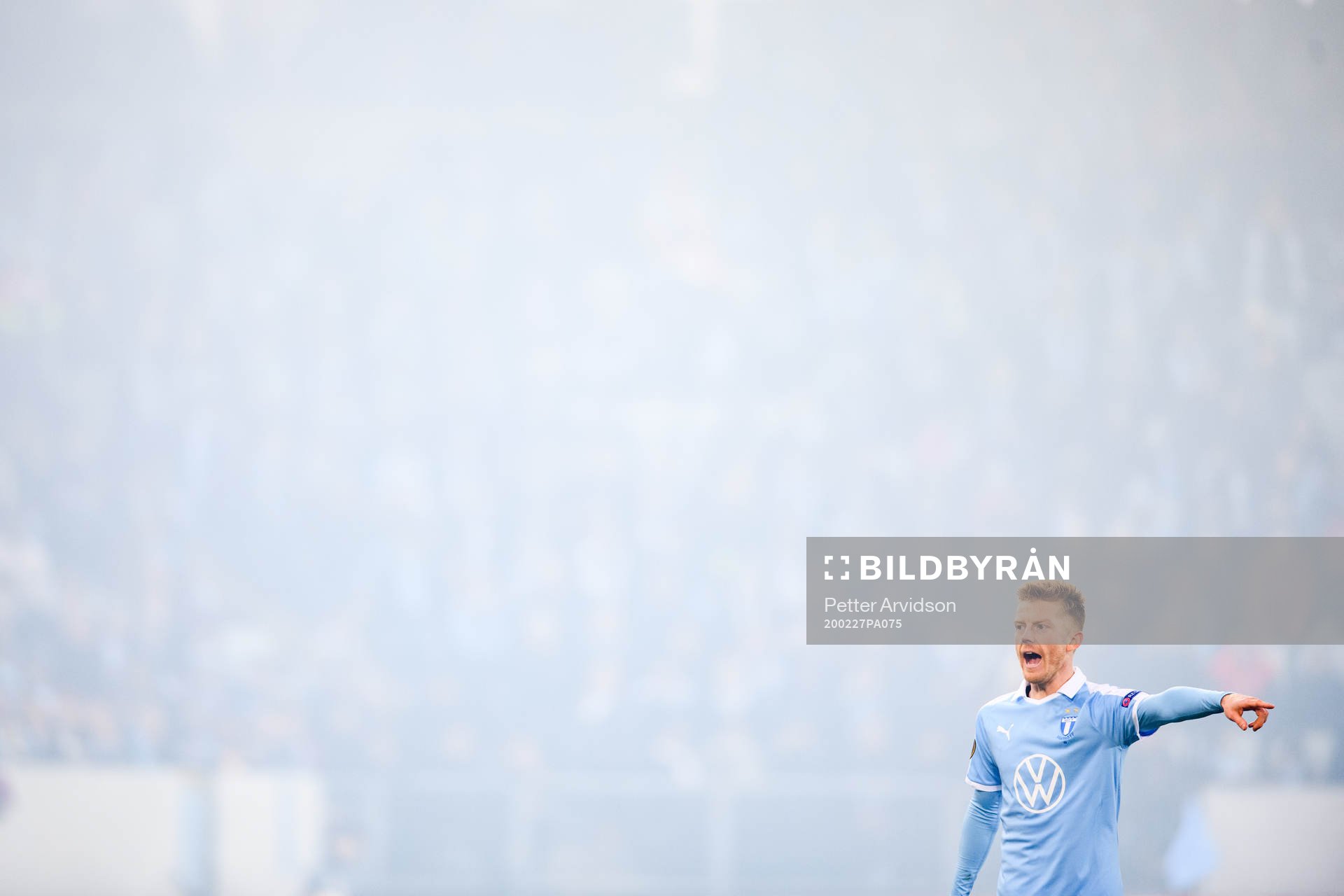 Anders Christiansen of Malmö FF reacts