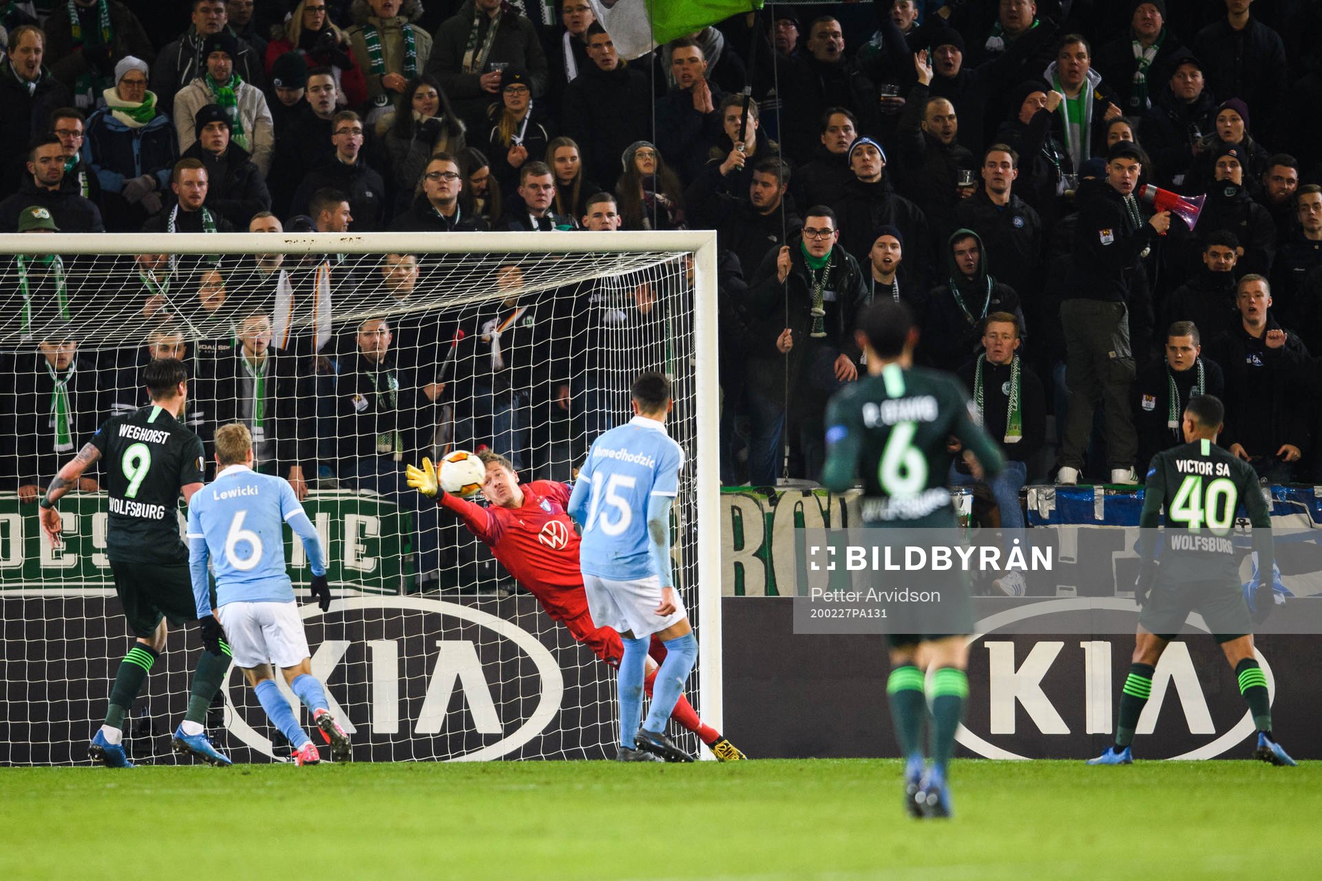 Goalkeeper Johan Dahlin of Malmö FF