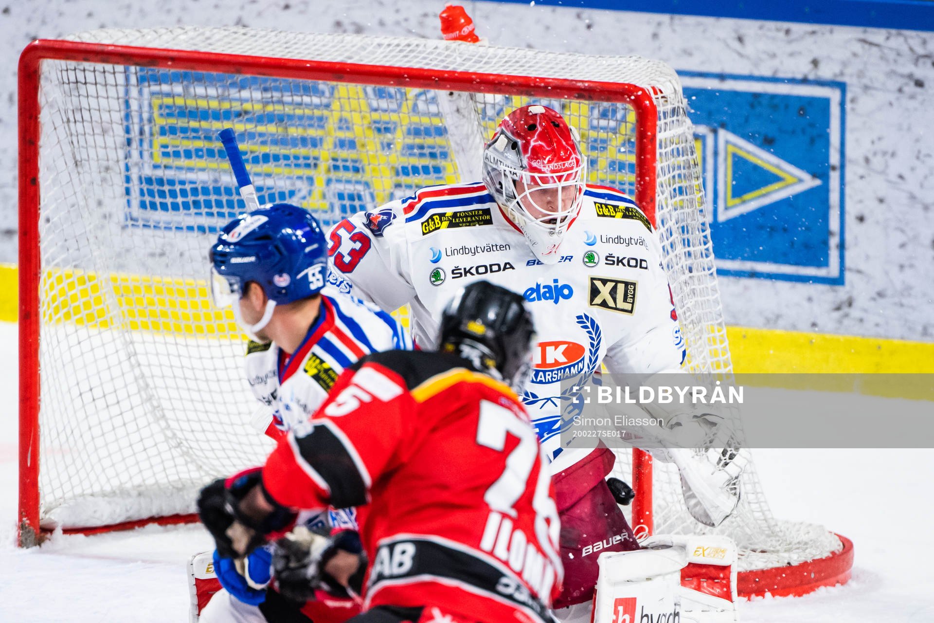 Oskarshamns målvakt Daniel Rosengren