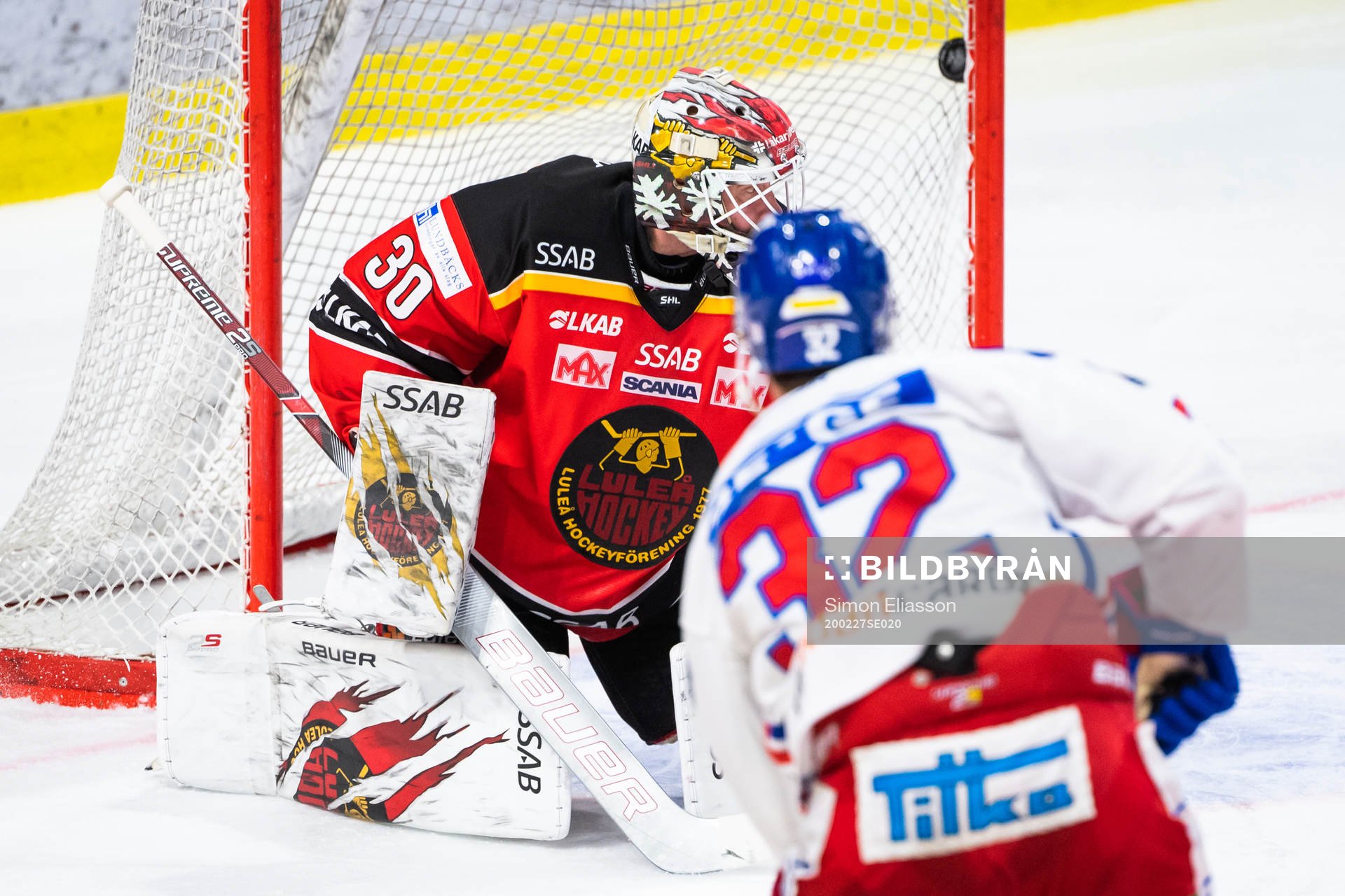 Oskarshamns Markus Modigs sätter 2-1 bakom Luleås