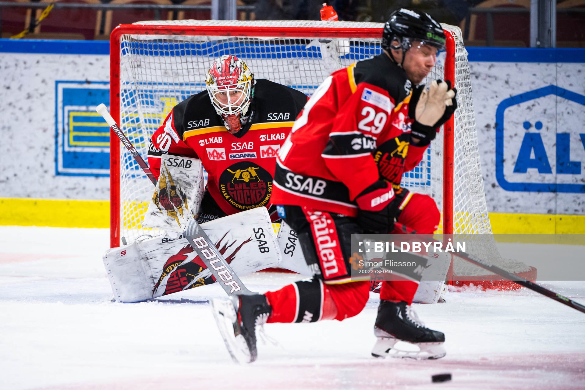 Luleås målvakt David Rautio