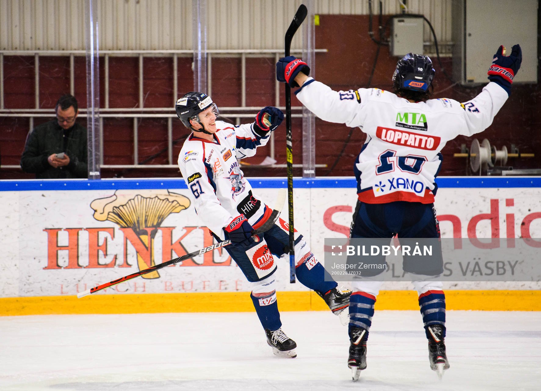 Halmstads Hugo Johansson jublar