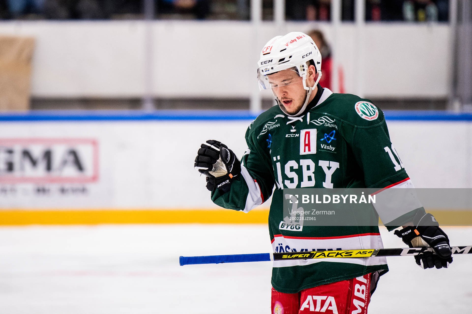 Väsbys Oliver Horrsell deppar