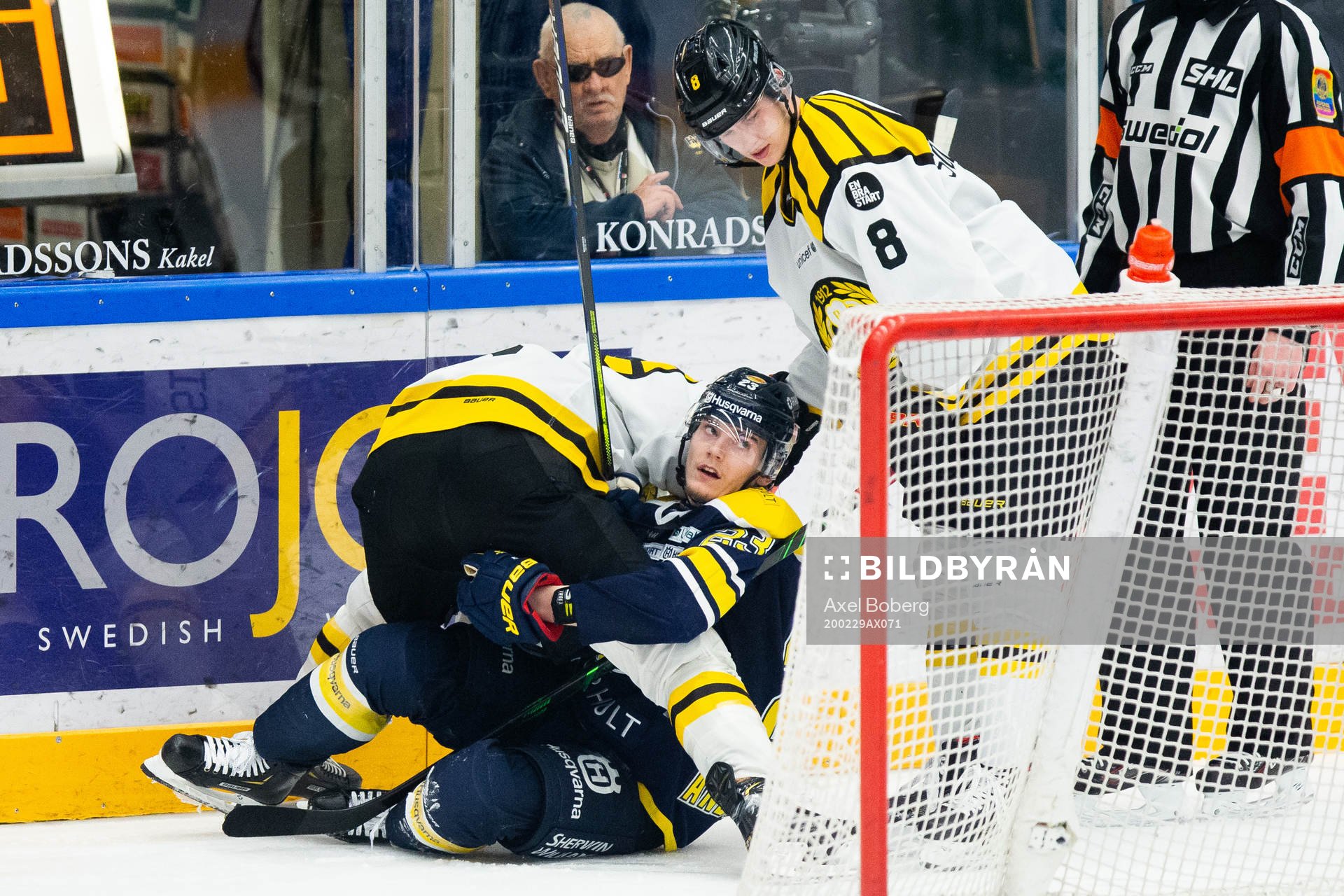 s Lias Andersson samt Brynäs Jonathan Sigalet och Victor