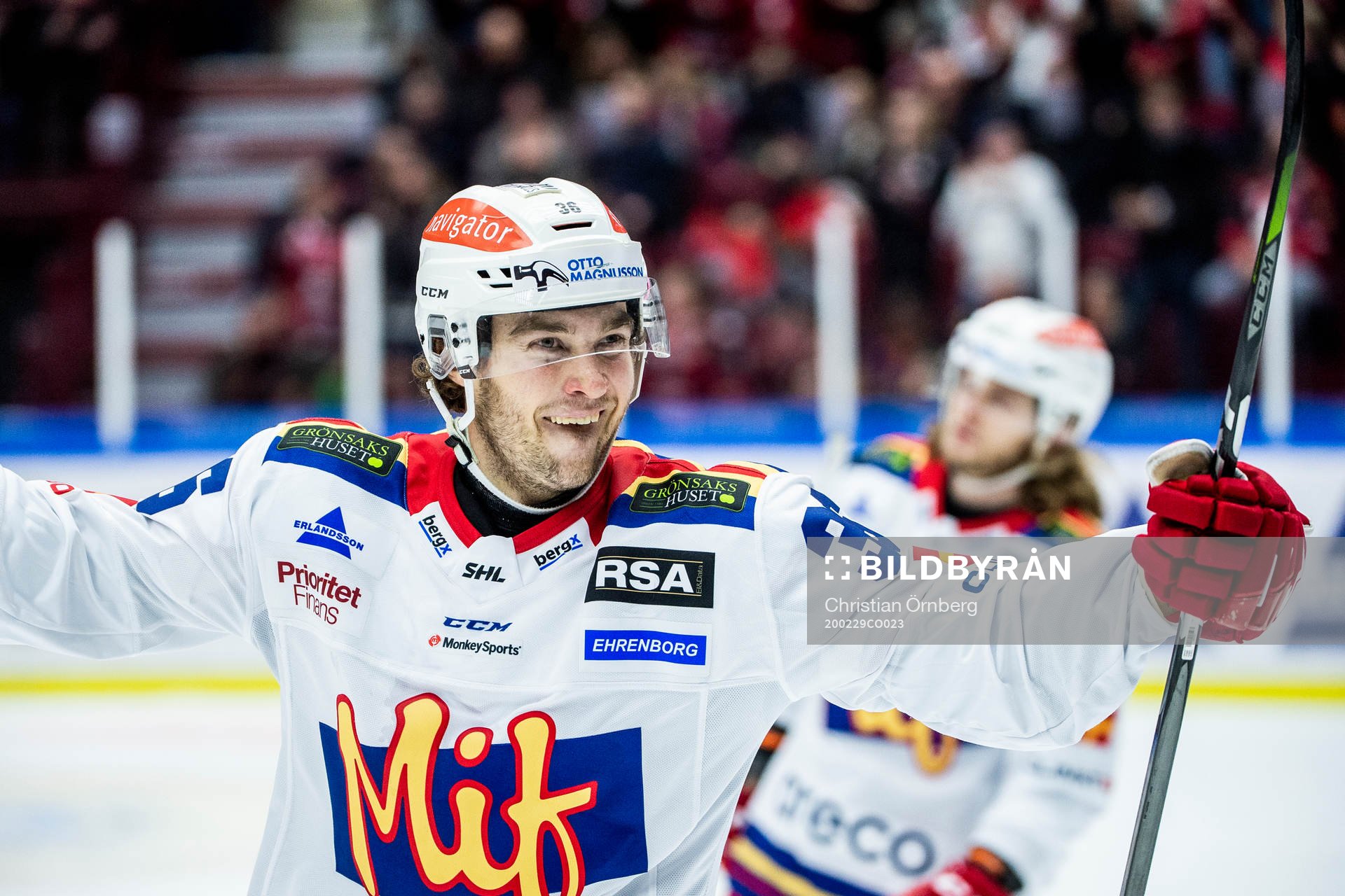 Malmö Redhawks Matias Myttynen jublar