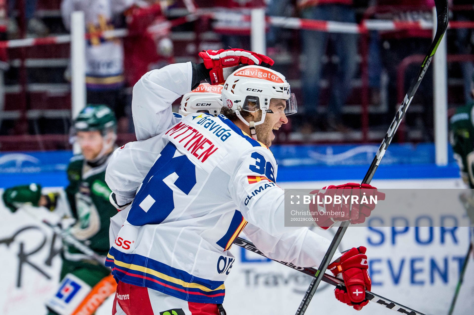 Malmö Redhawks Matias Myttynen jublar