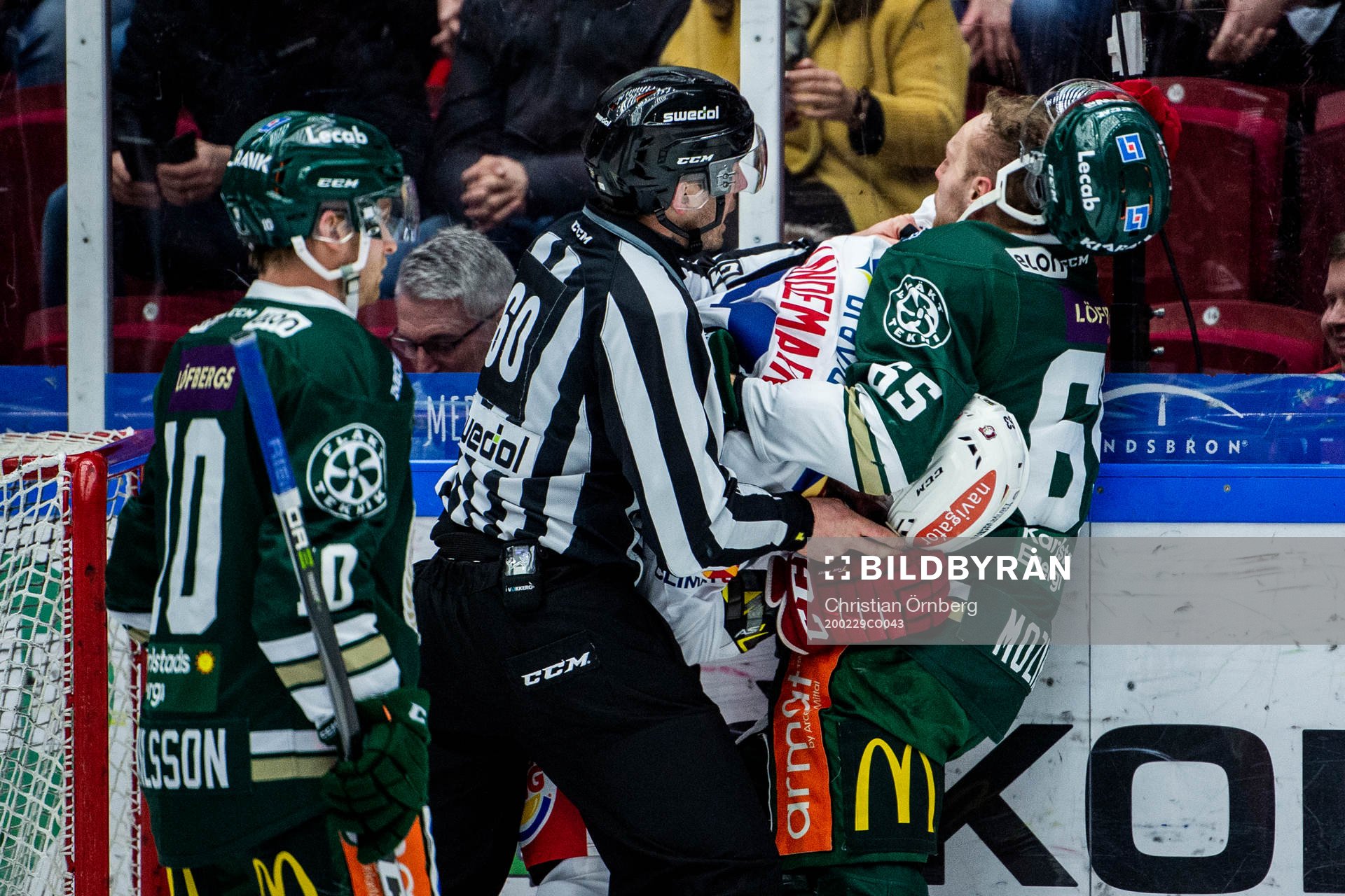 Malmö Redhawks Fredrik Händemark och Färjestads Vojtech