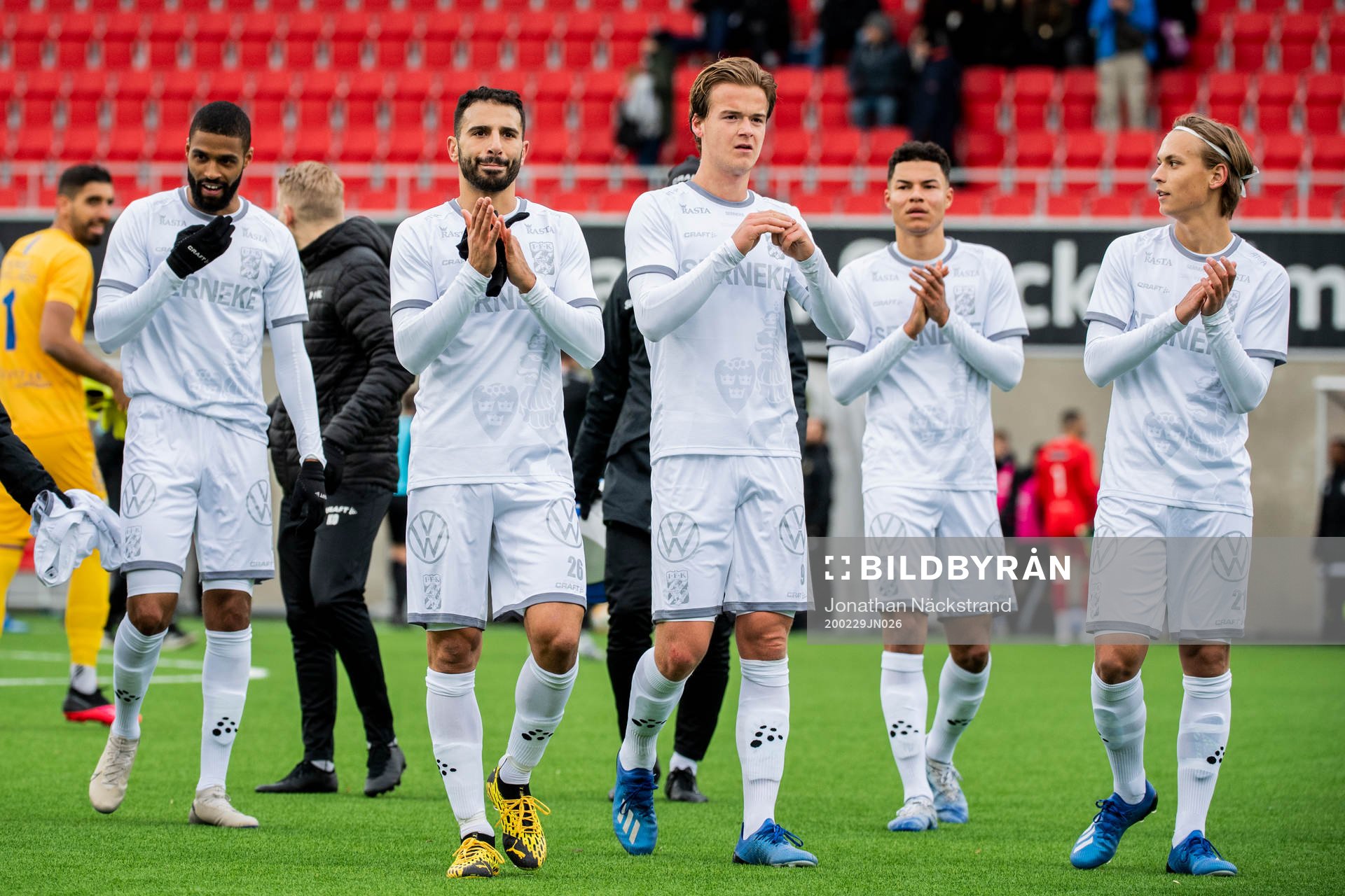IFK Göteborgs André Calisir och August Erlingmark jublar