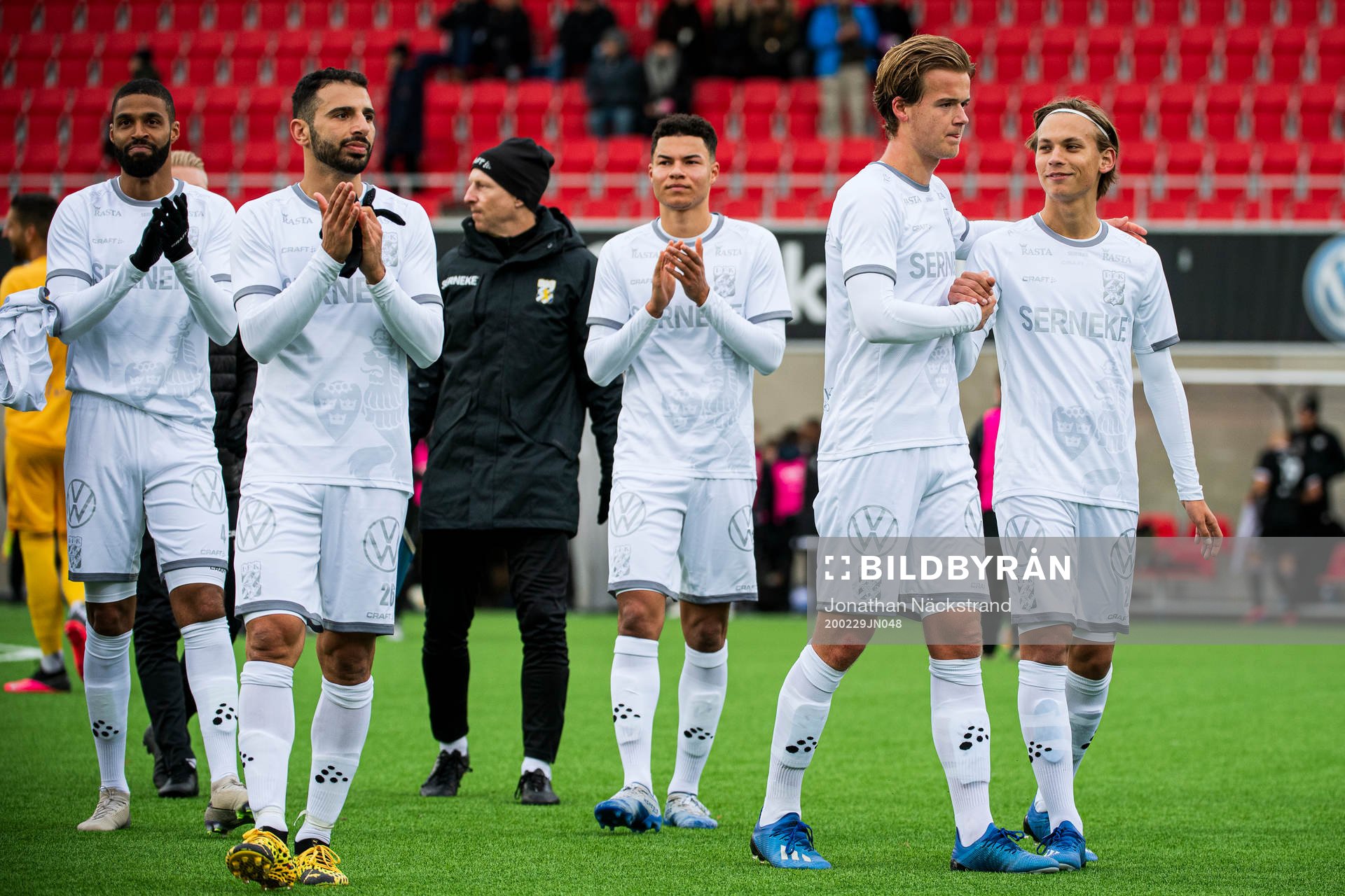 Göteborgs spelare jublar