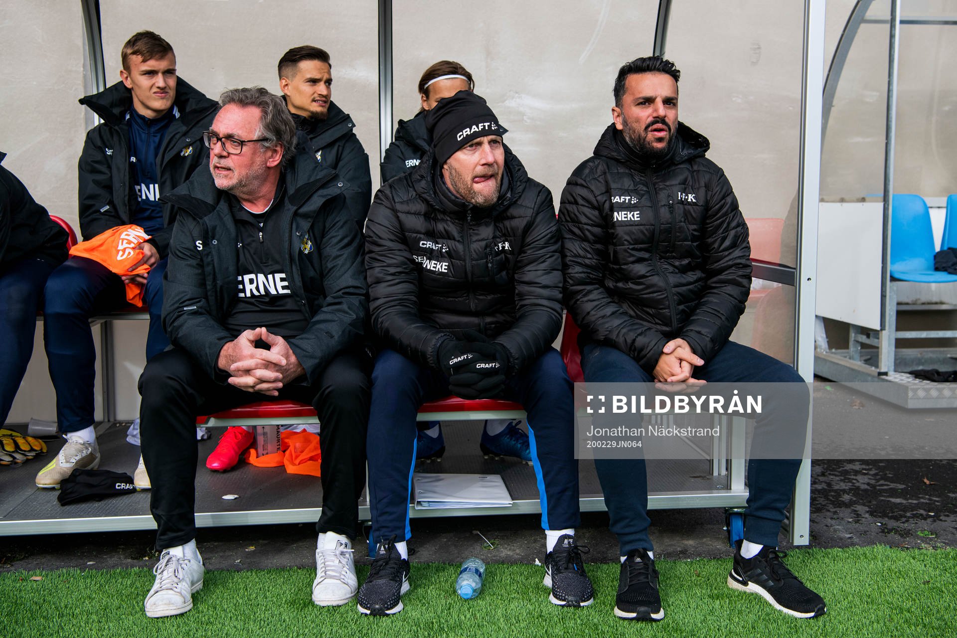 IFK Göteborgs tränare Poya Asbaghi och målvaktstränare