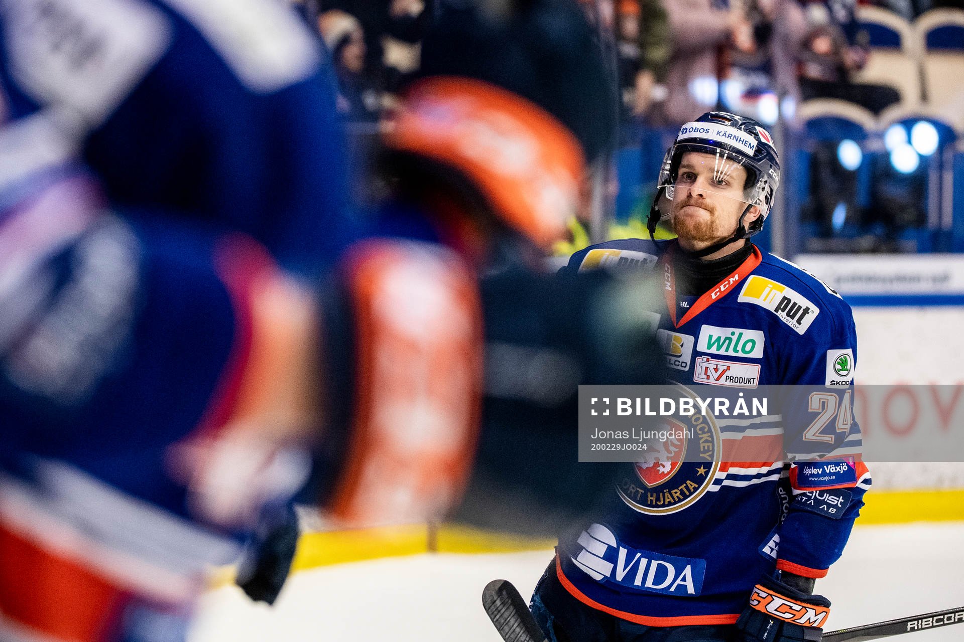 Växjös Brendan Shinnimin jublar