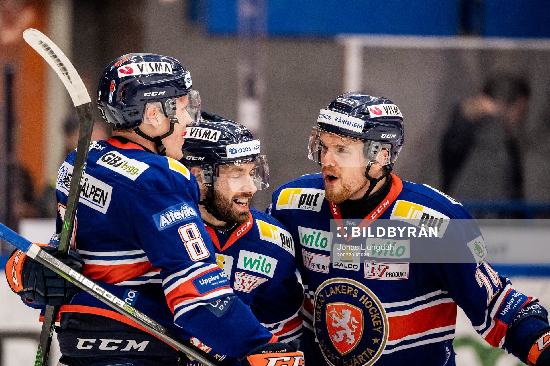 Växjös Niclas Lundgren, Jacob Micflikier och Brendan