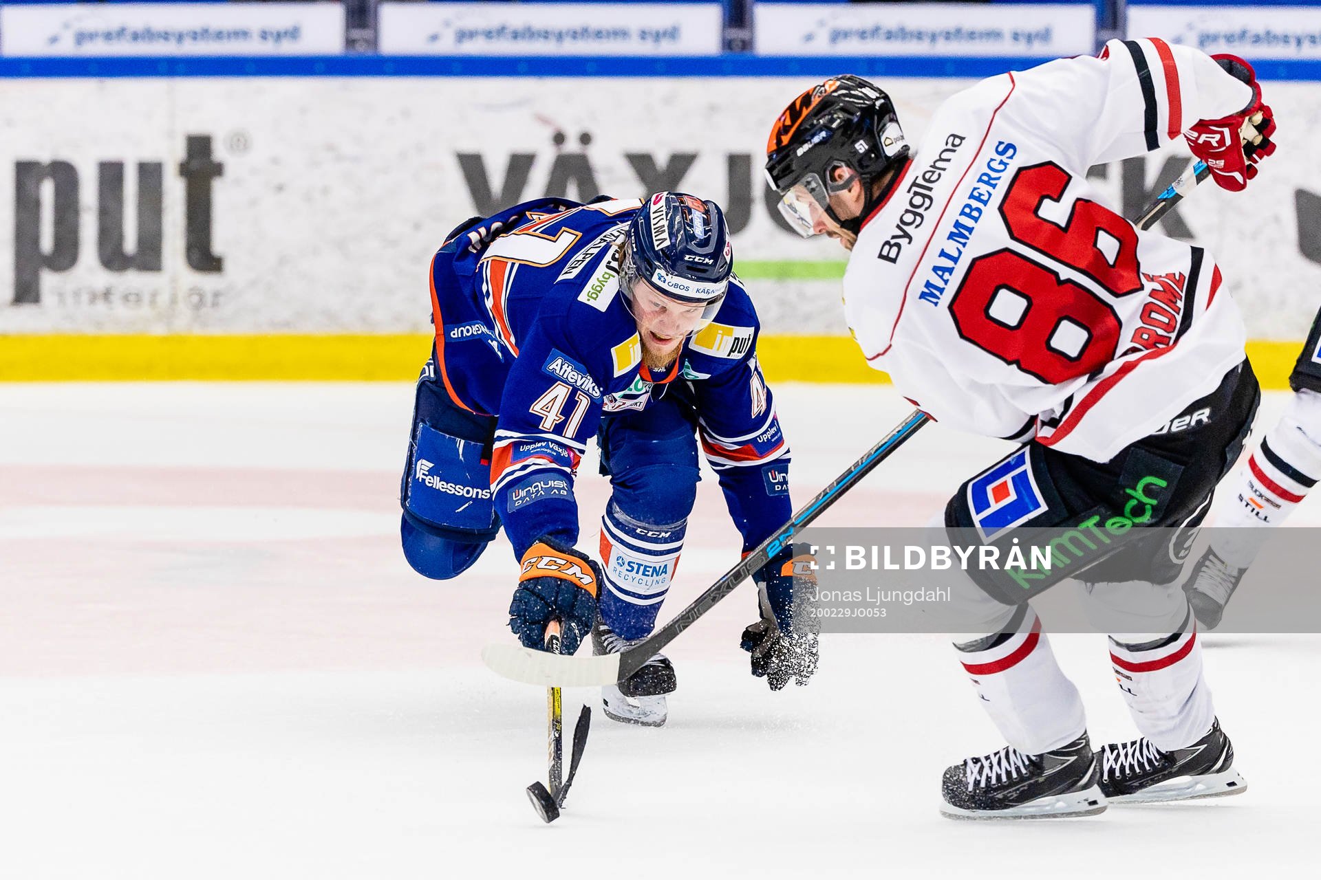 Växjös Ludvig Nilsson och Örebros Mathias Bromé