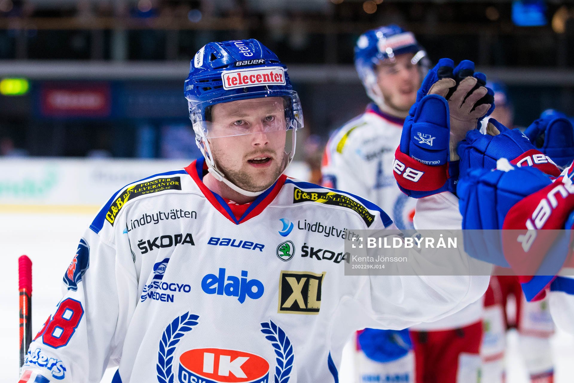 Oskarshamns Oskar Nilsson jublar