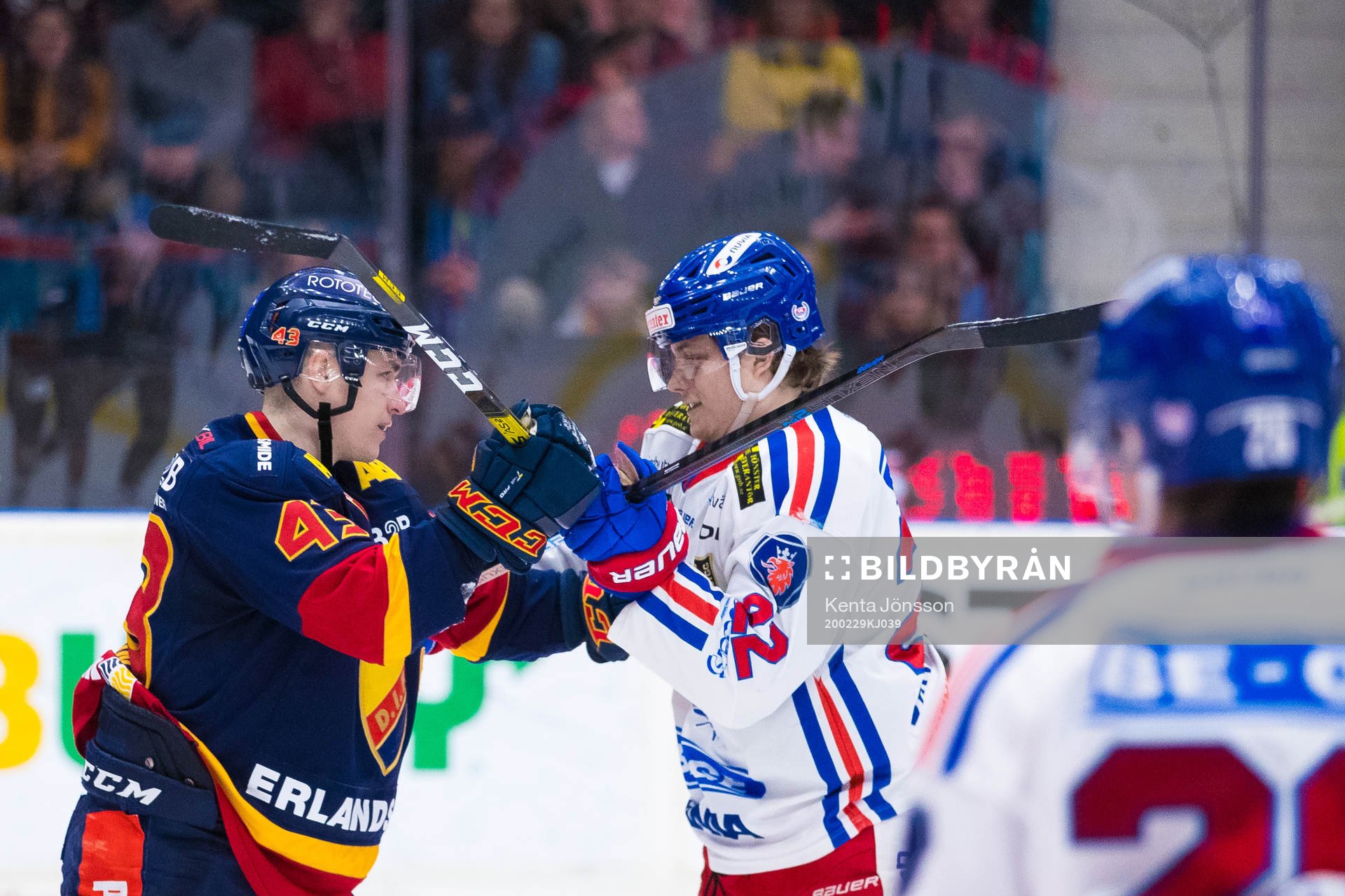 Djurgårdens Tom Nilsson och Oskarshamns John Dahlström