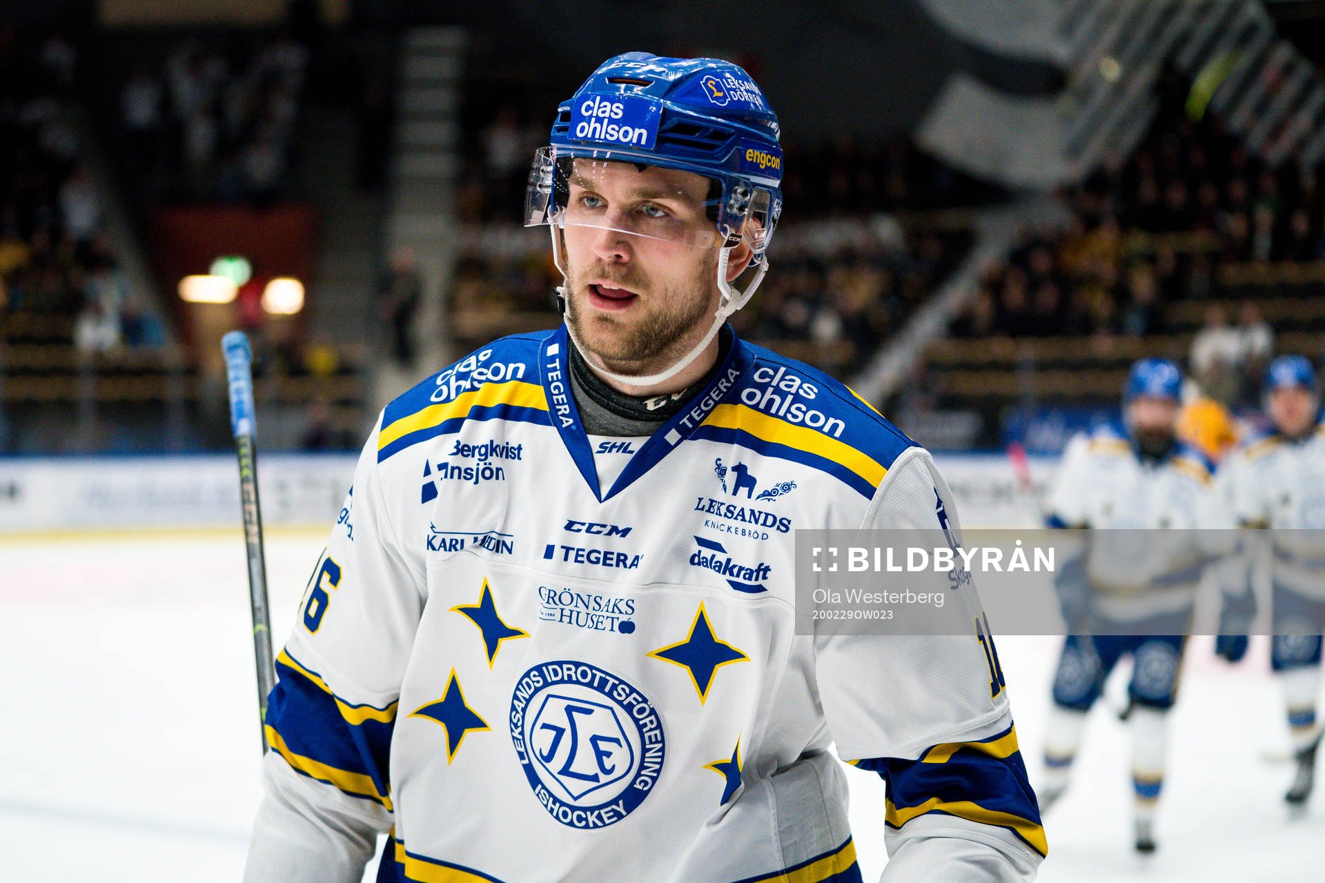 Leksands Daniel Gunnarsson jublar