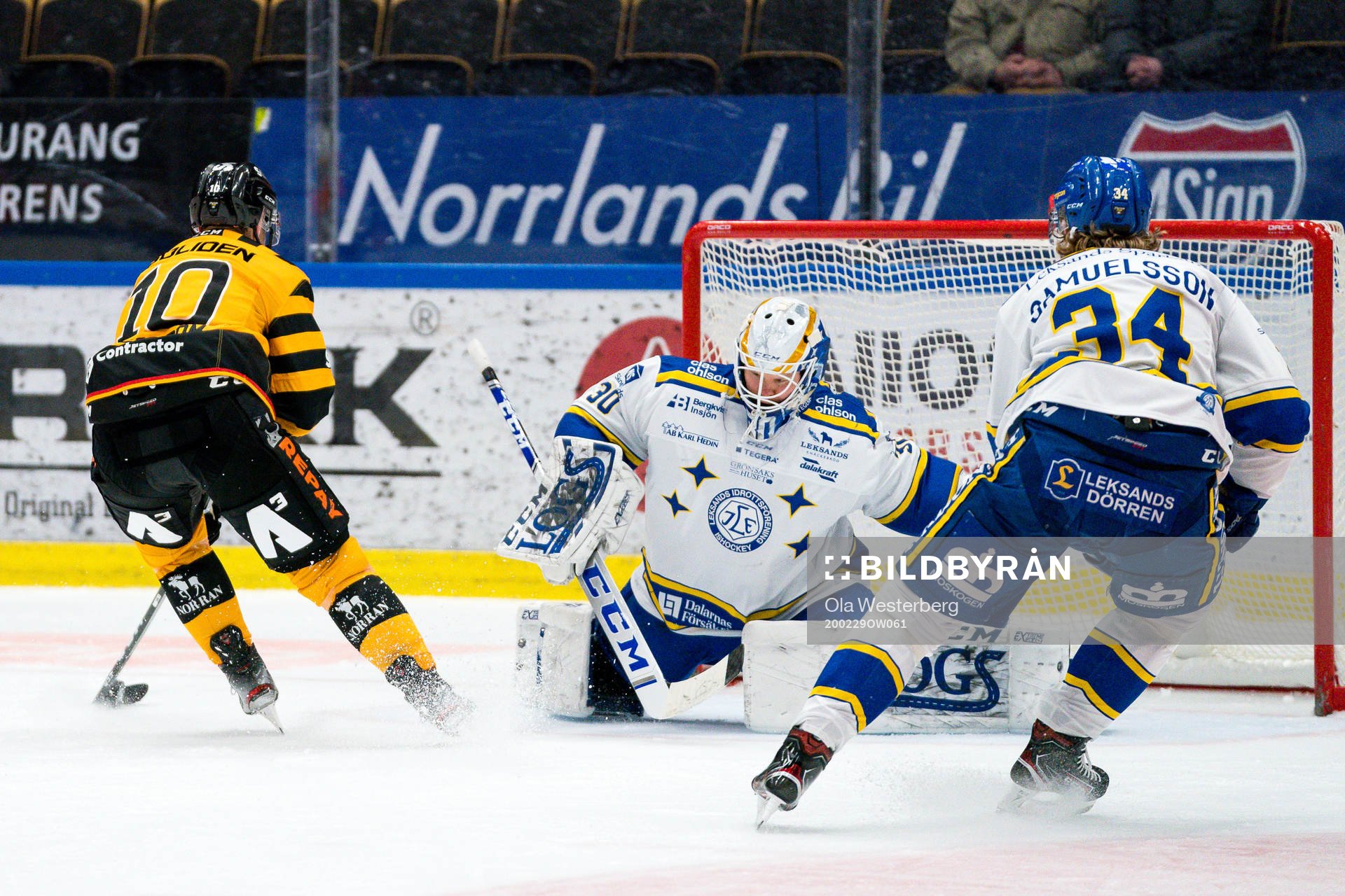 Skellefteås Joakim Lindström gör 6-2 på Leksands