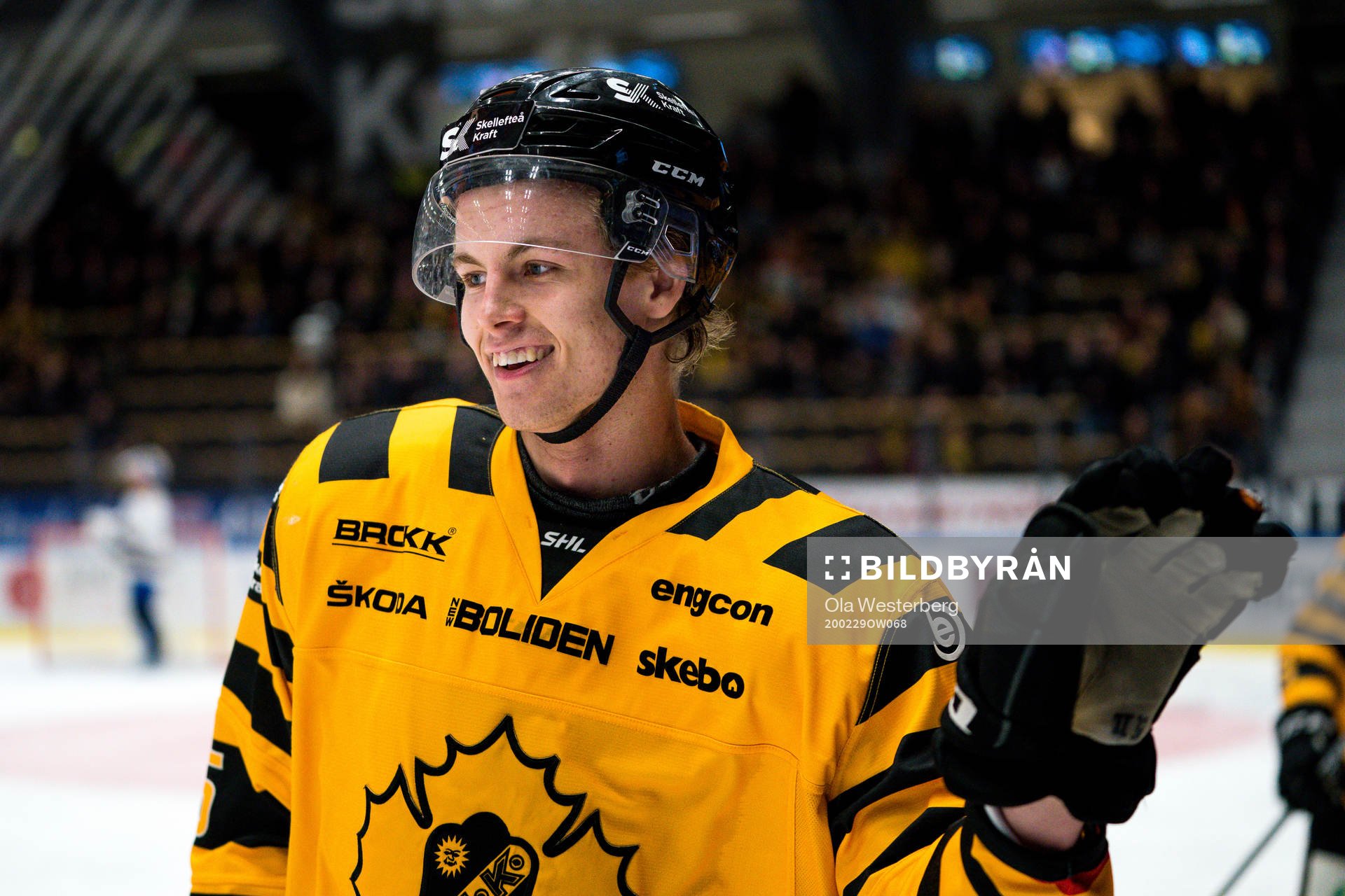 Skellefteås Philip Broberg jublar