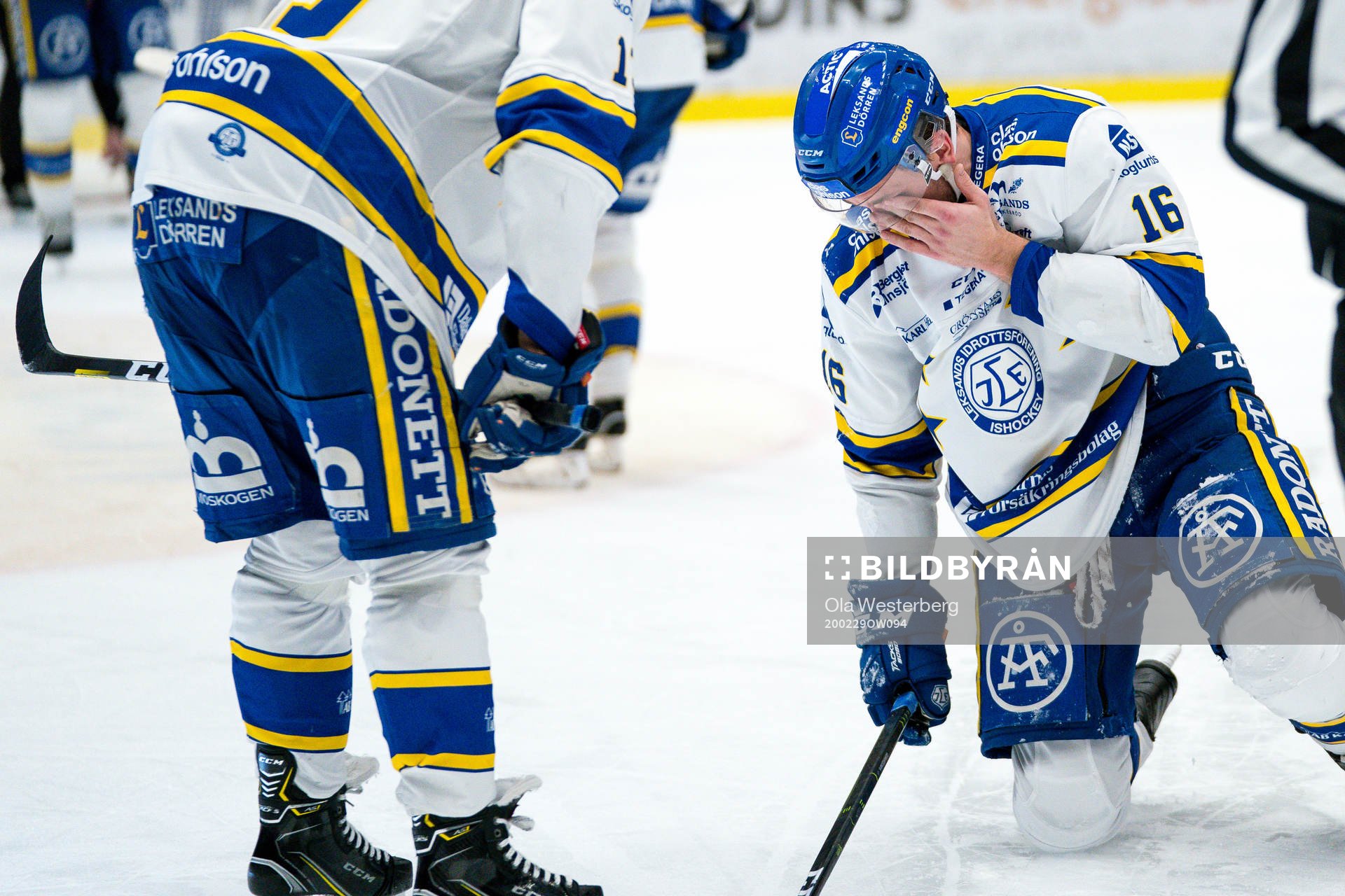 Leksands Daniel Gunnarsson fick ont