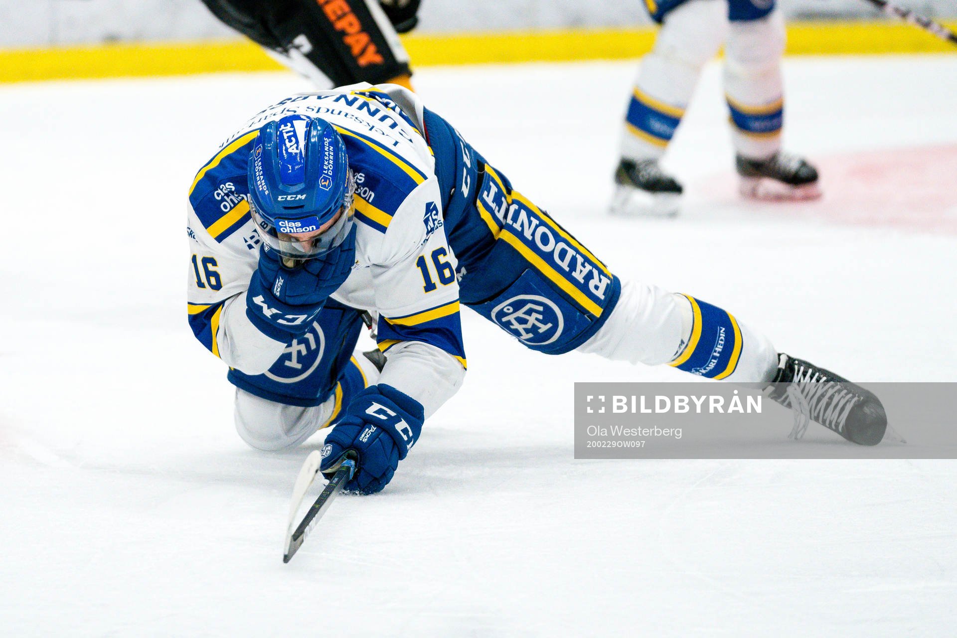 Leksands Daniel Gunnarsson fick ont
