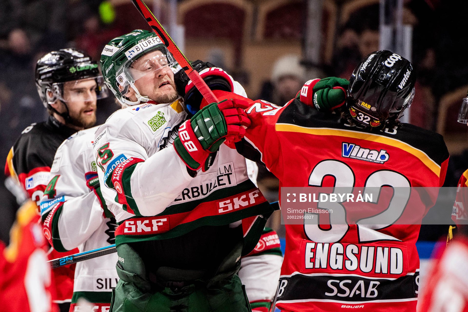 Frölundas David Printz och Luleås Oscar Engsund