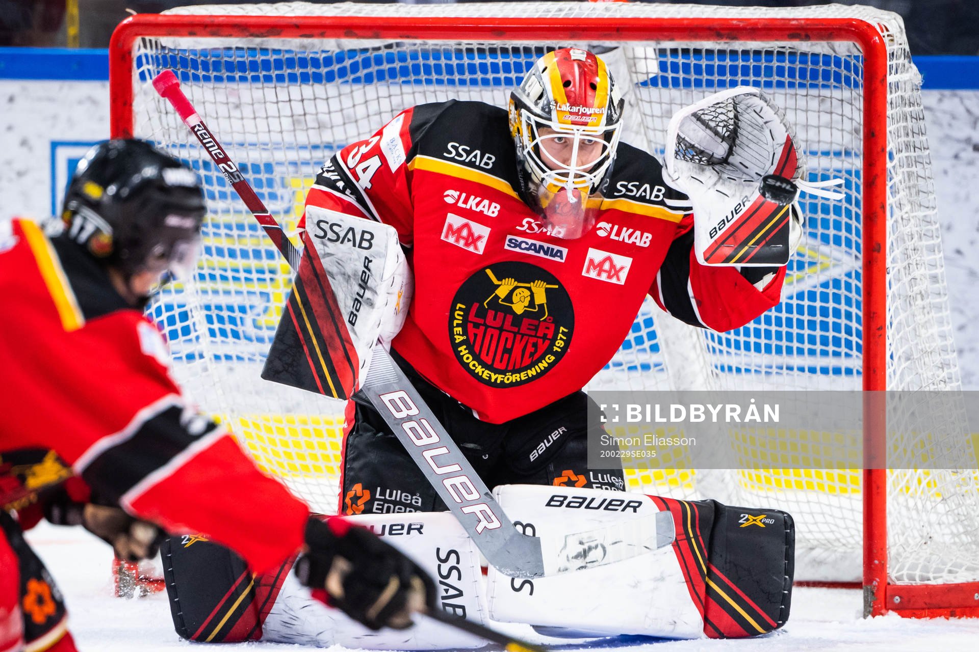 Luleås målvakt Joel Lassinantti