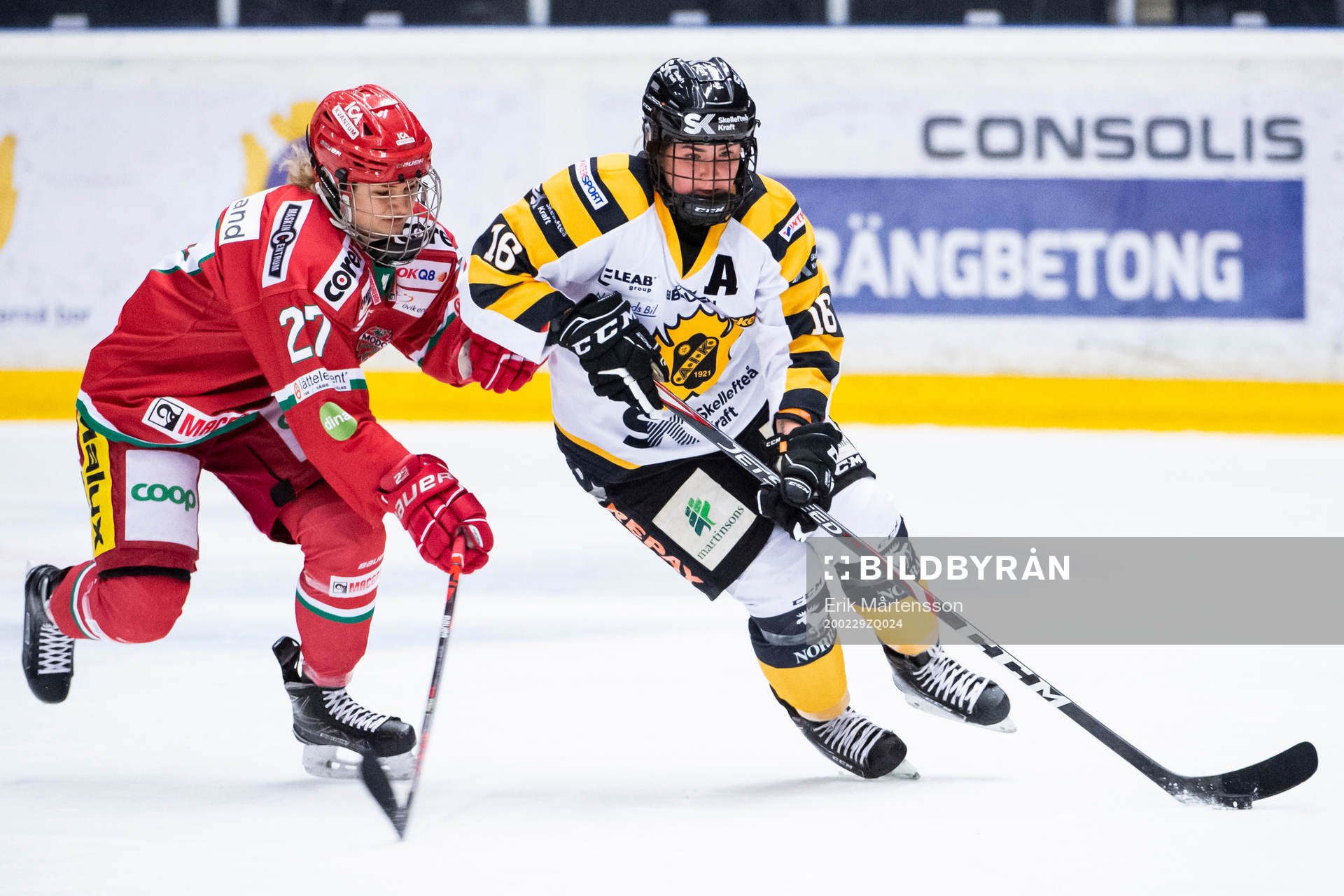 Modos Laura Lerchova och Skellefteås Vilma Grandlund