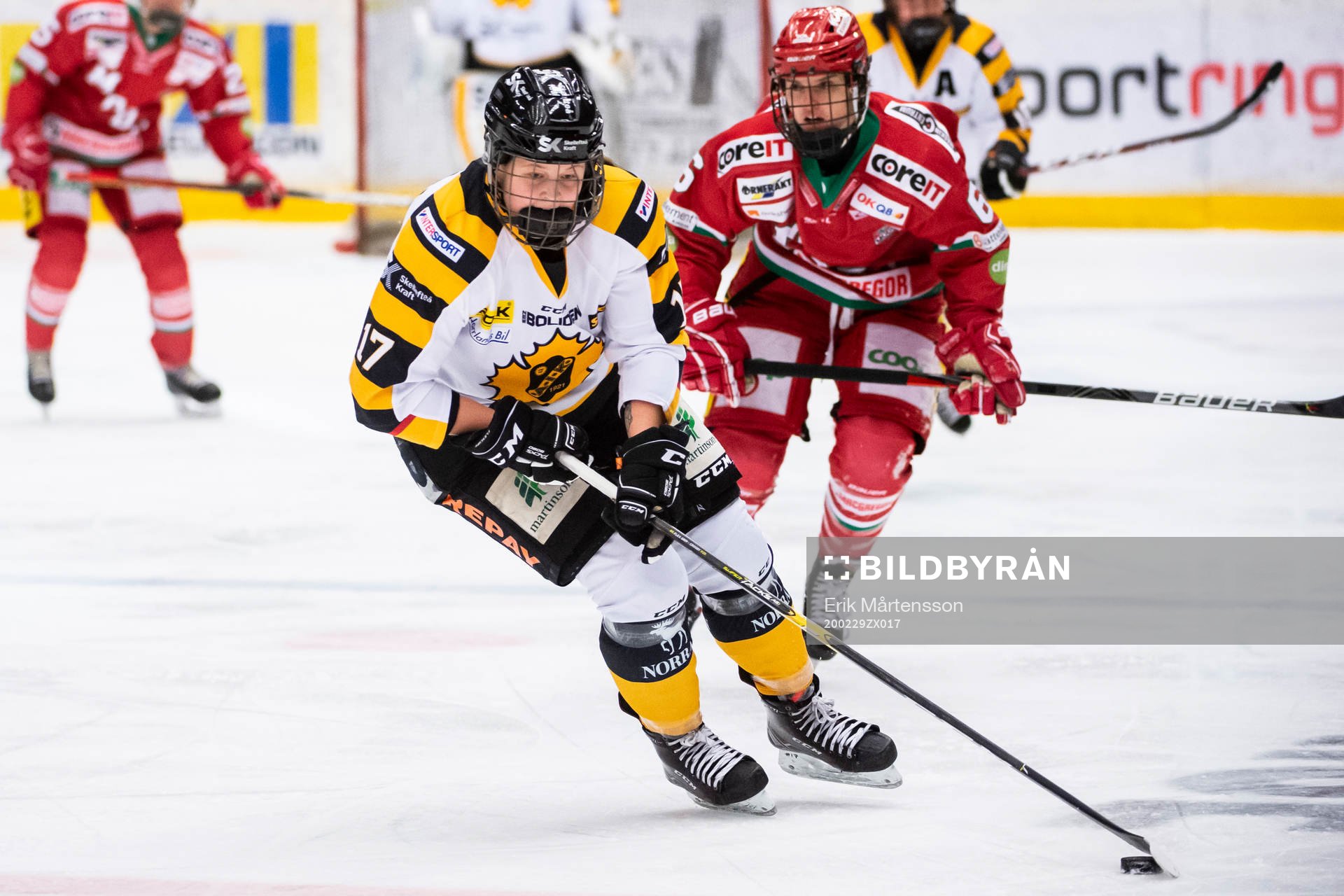 Skellefteås Julia Kaldensjö och Modos Gracen Hirschy