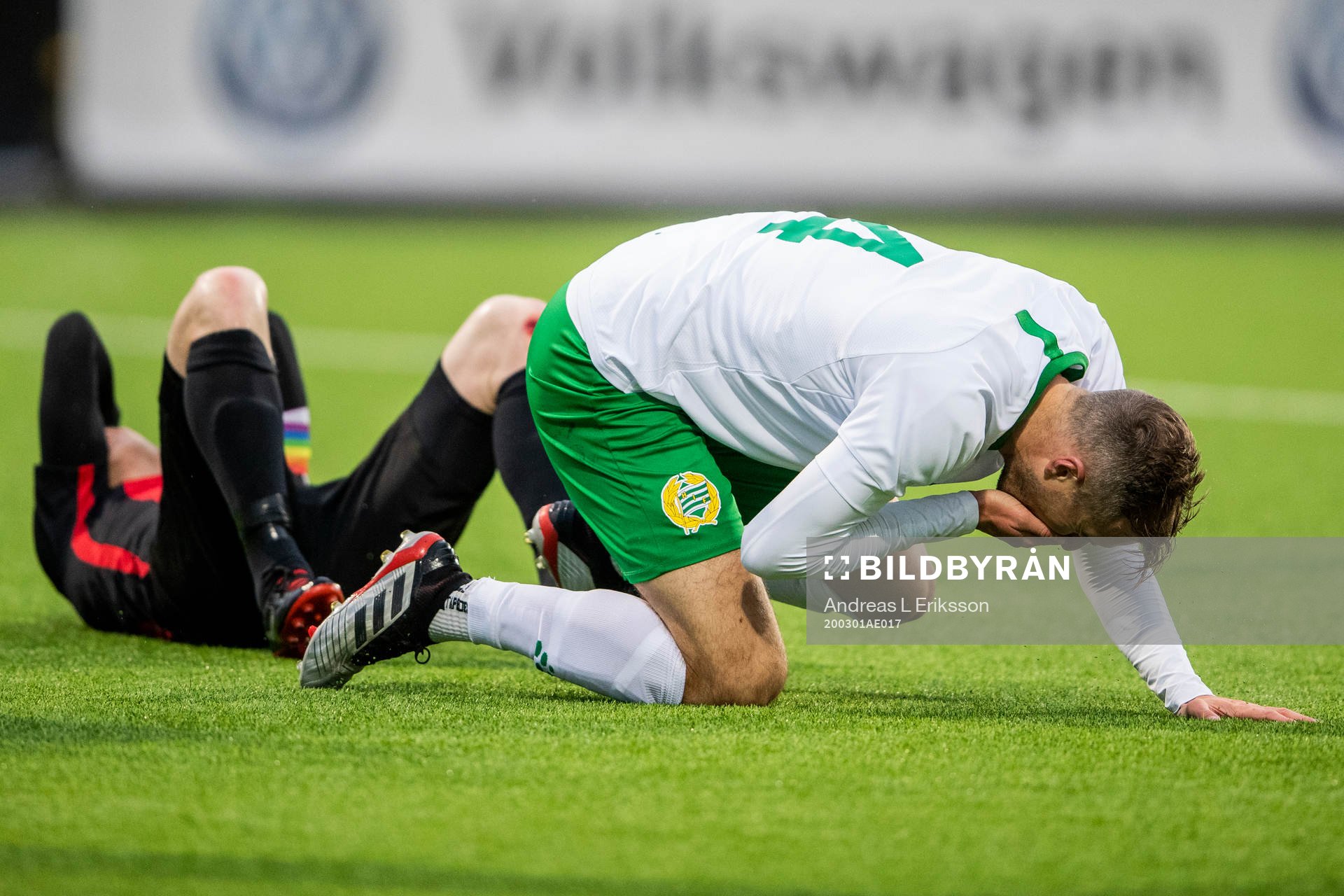 Brommapojkarnas Gustav Sandberg Magnusson och Hammarbys