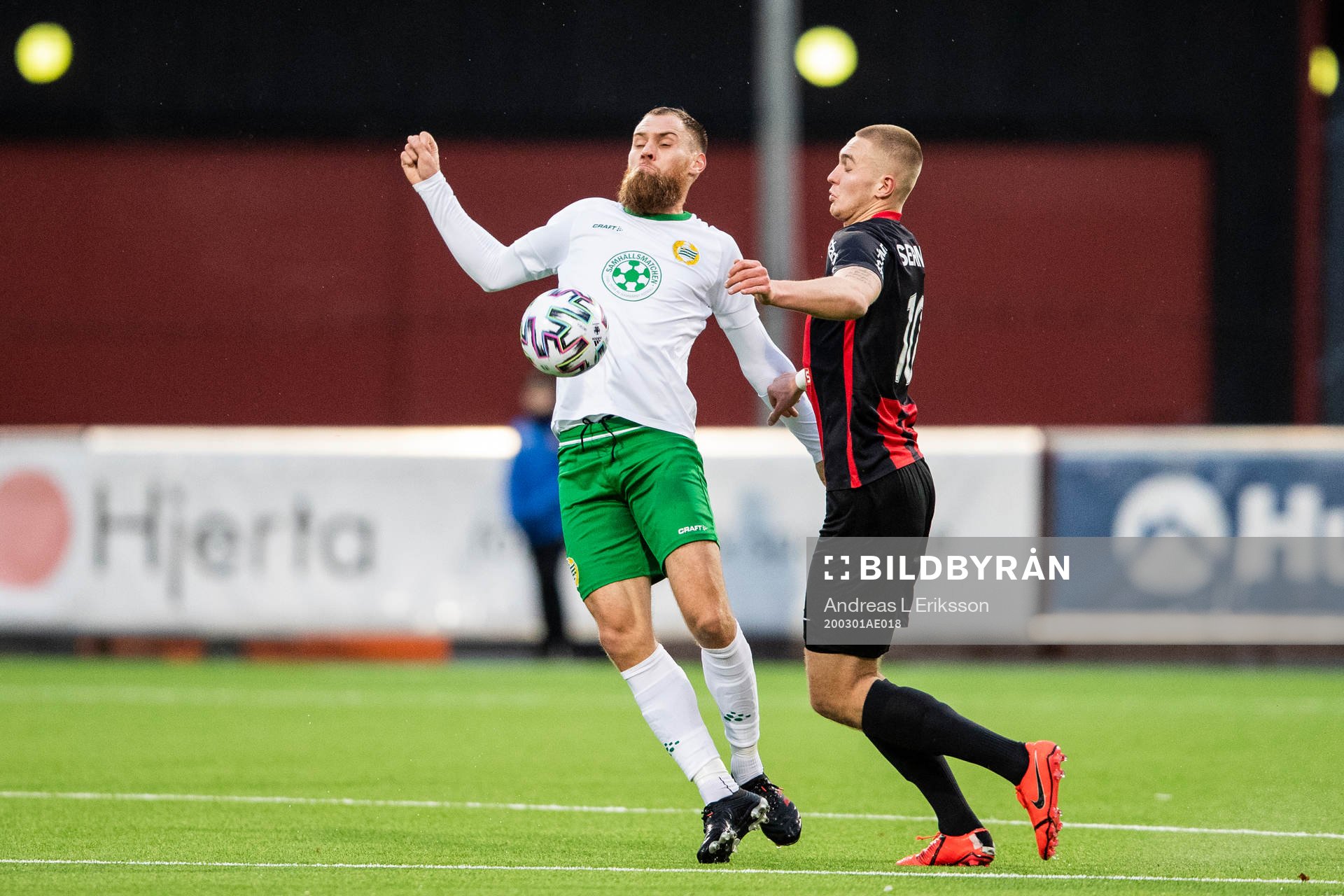 Hammarbys David Fällman och Brommapojkarnas Kristoffer
