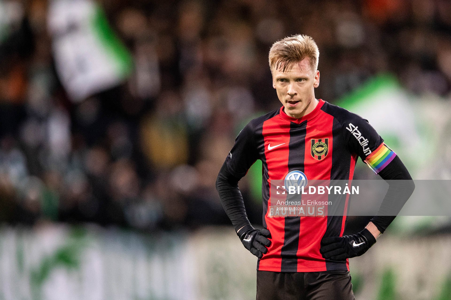 Brommapojkarnas Gustav Sandberg Magnusson deppar