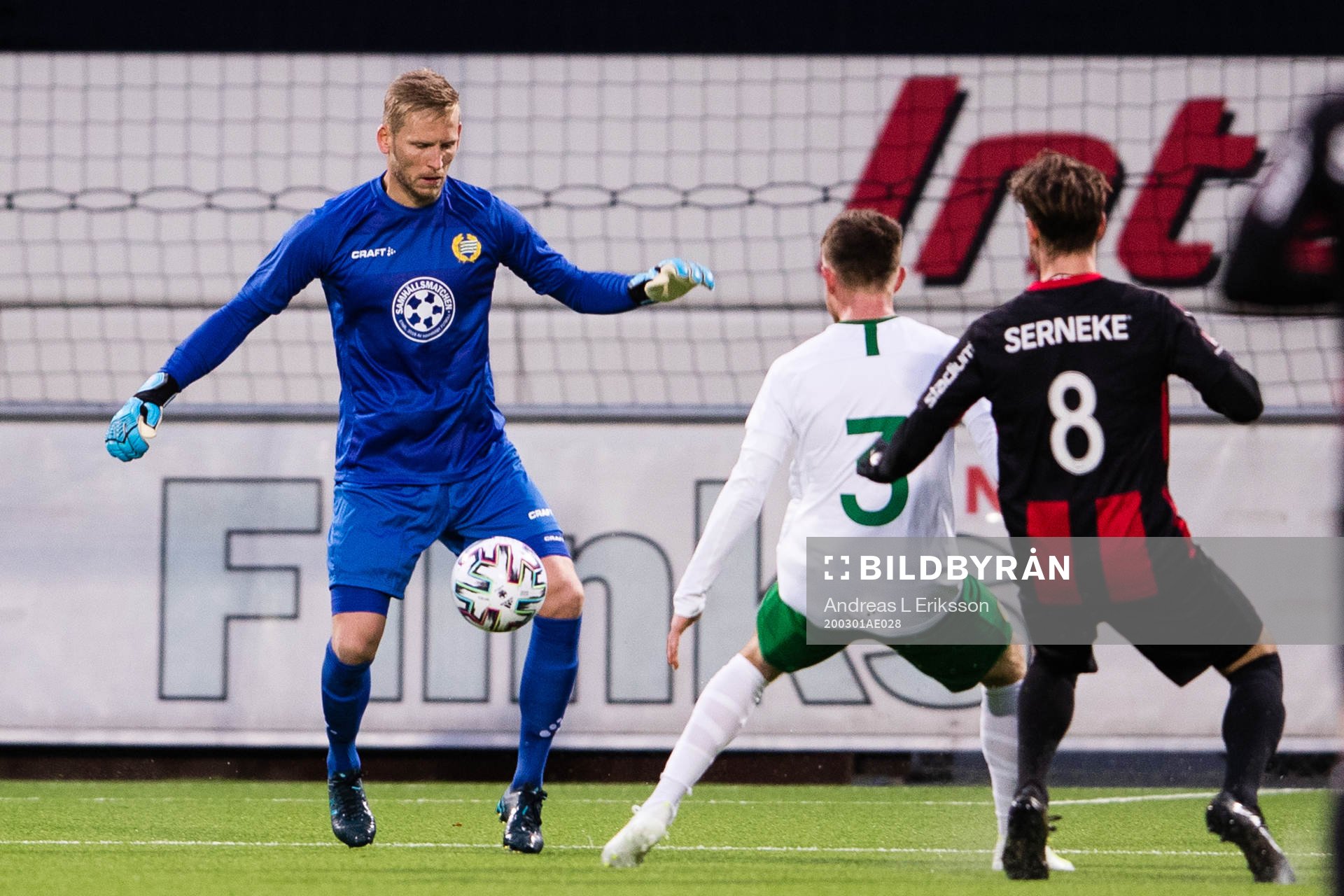 Hammarbys målvakt David Ousted