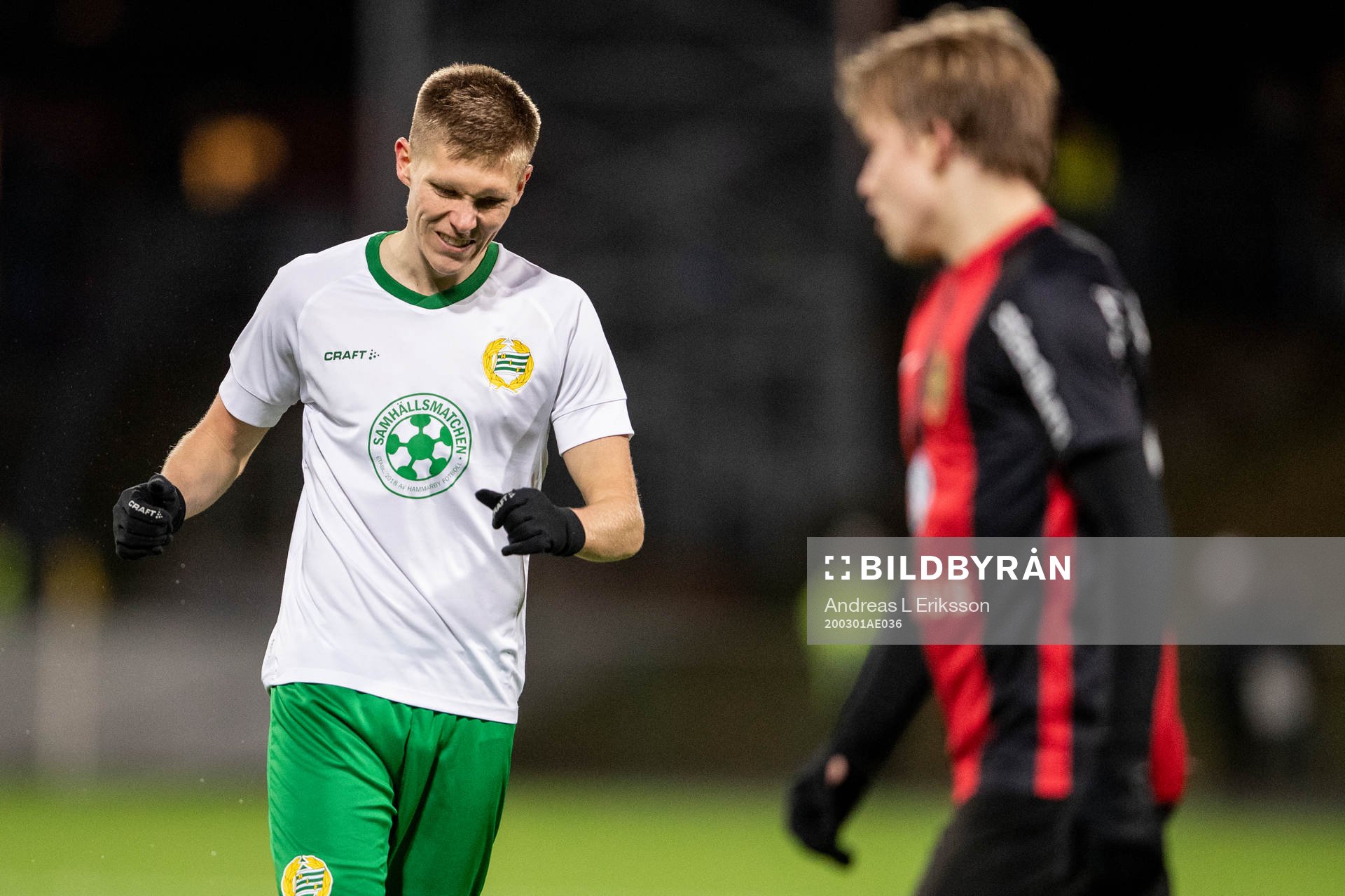 Hammarbys Aron Johannsson deppar
