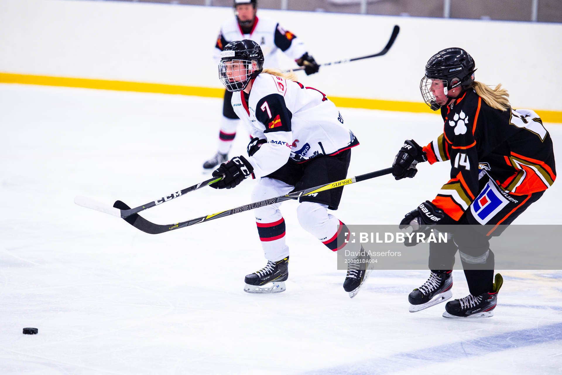 Malmö Redhawks Malene Frandsen och Göteborgs HC Elin