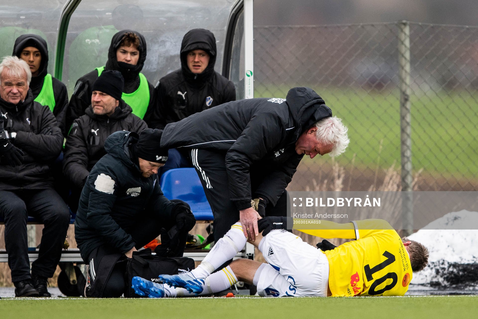 Falkenbergs Karl Söderström får läkarvård