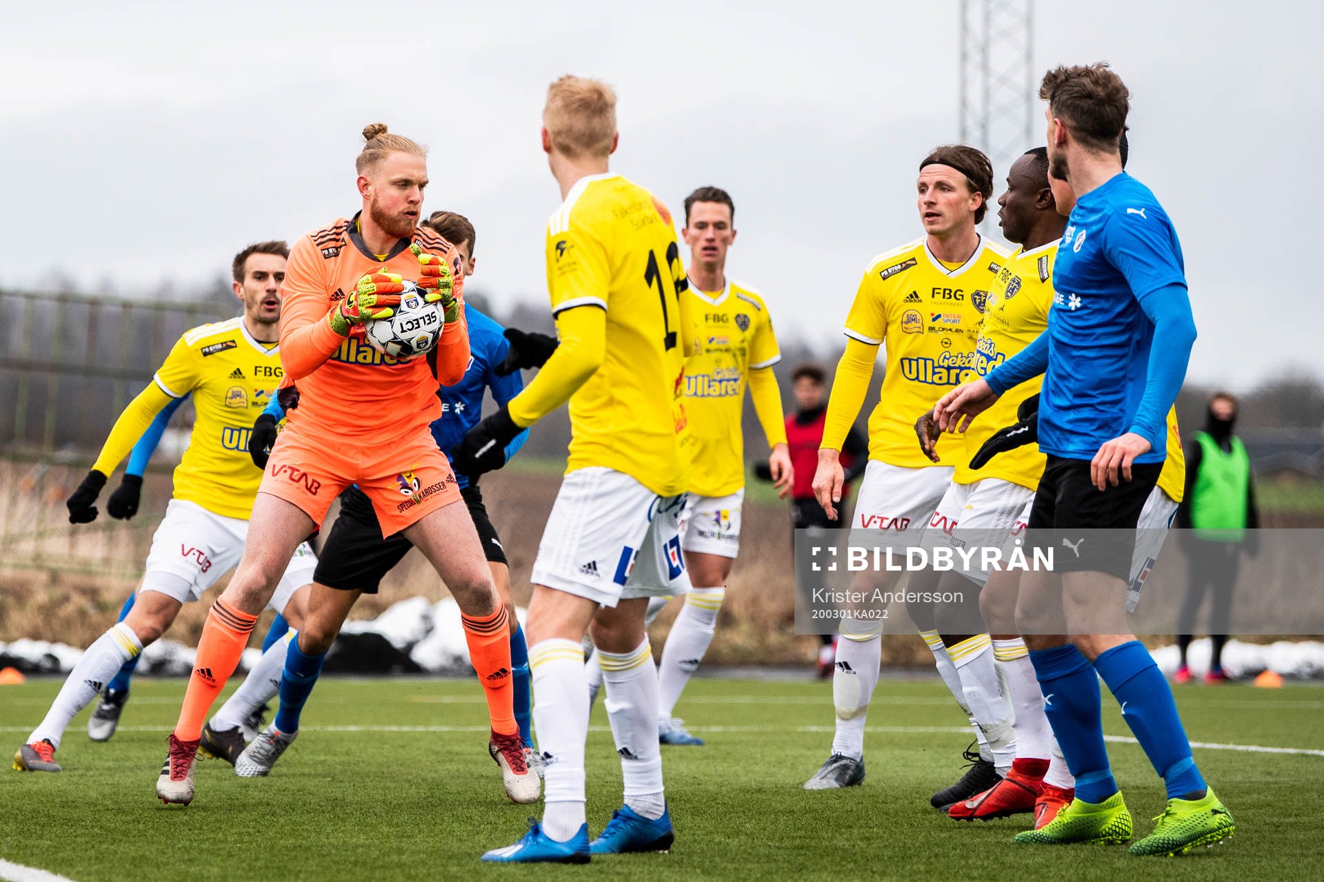 Falkenbergs målvakt Tim Erlandsson