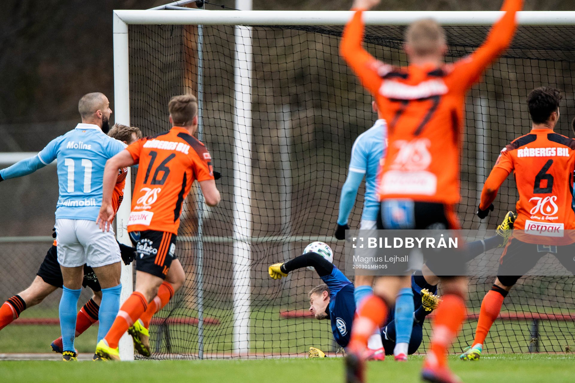 Malmö FFs Johan Dahlin släpper in 1-0