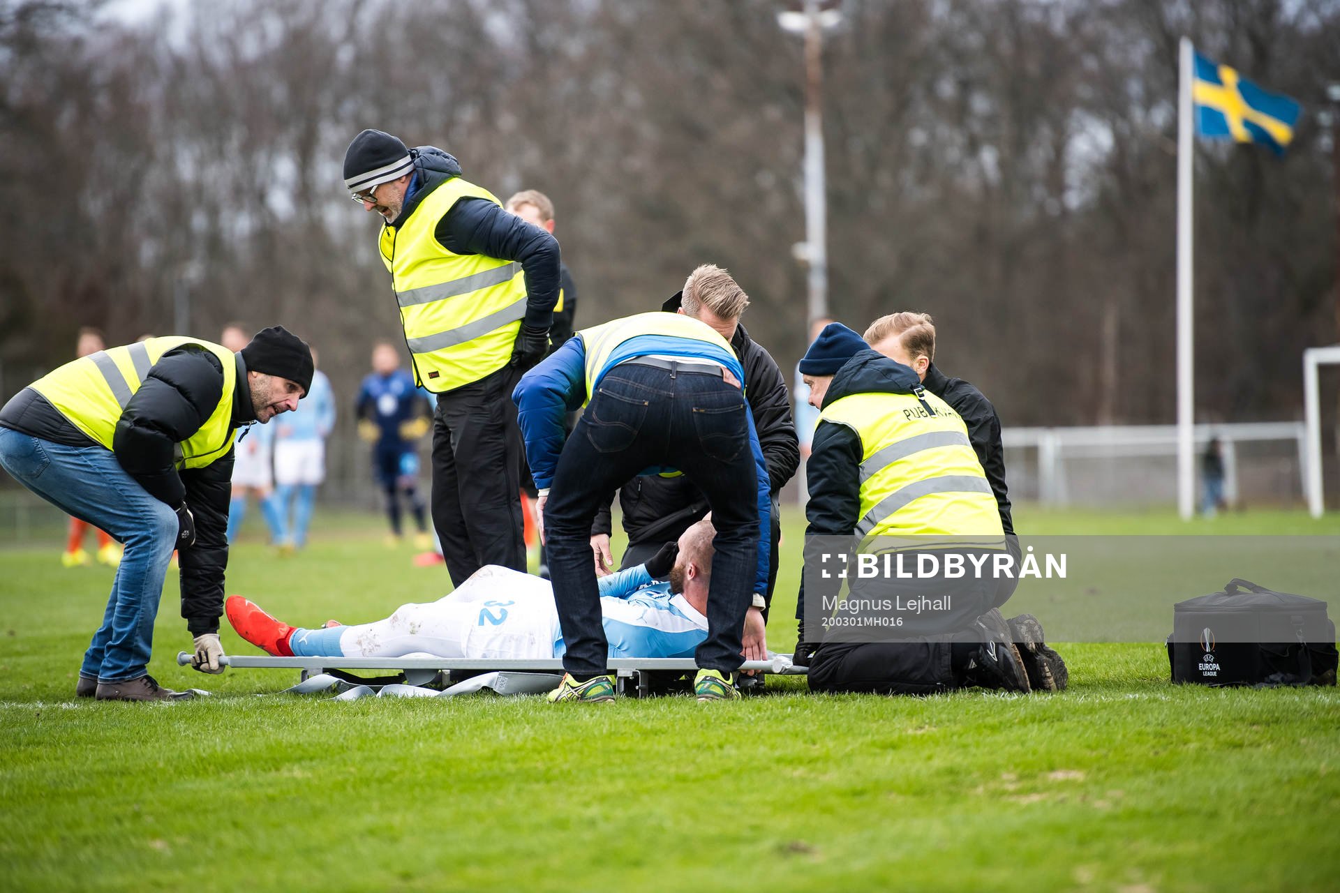Malmö FFs Jo Inge Berget  skadad