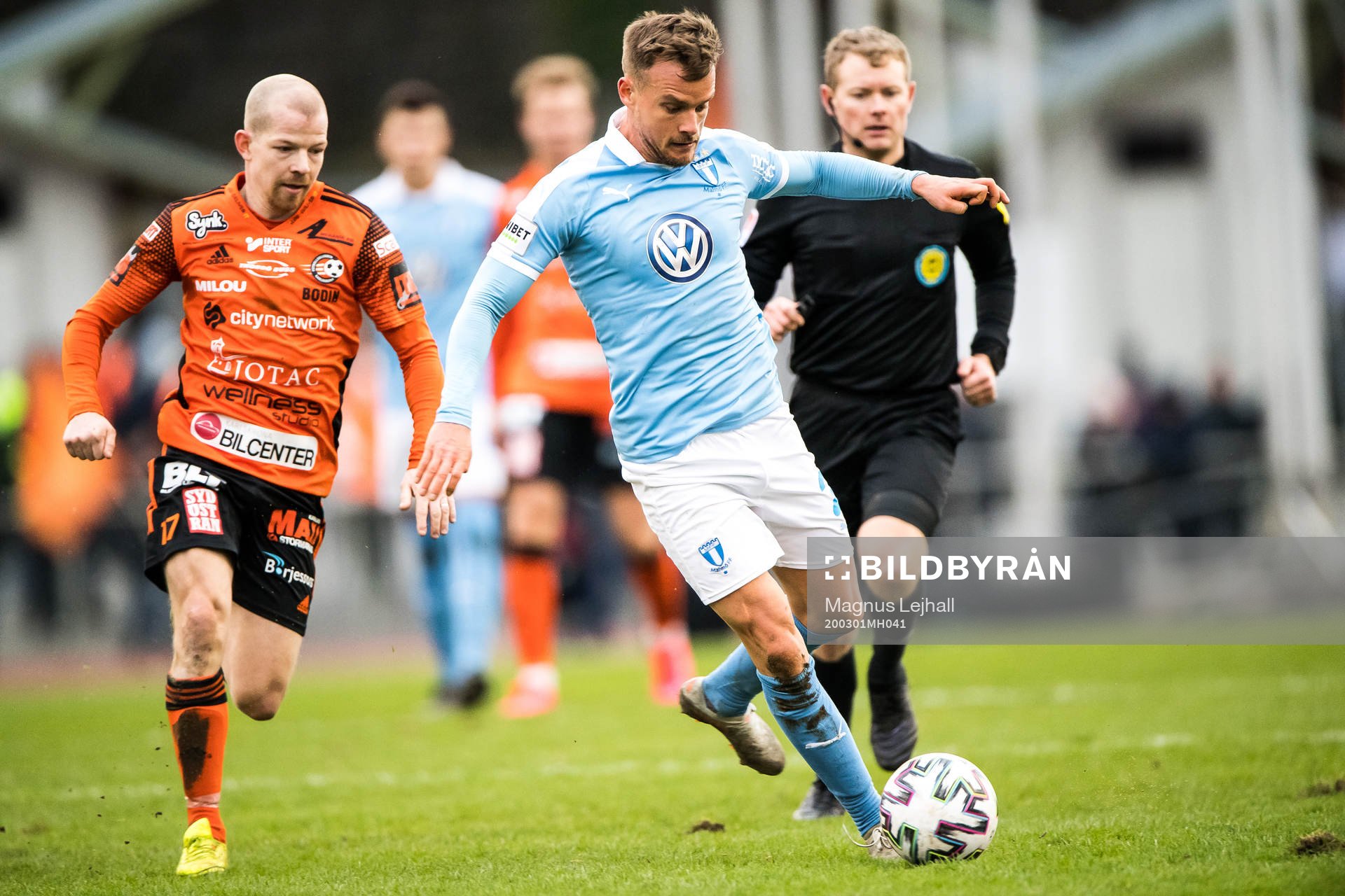 Malmö FFs Eric Larsson och Karlskronas Jonas Lantto