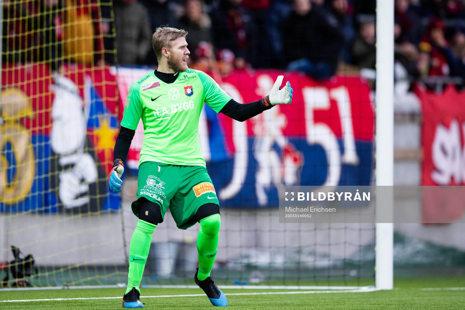 Örgrytes målvakt Fredrik Andersson