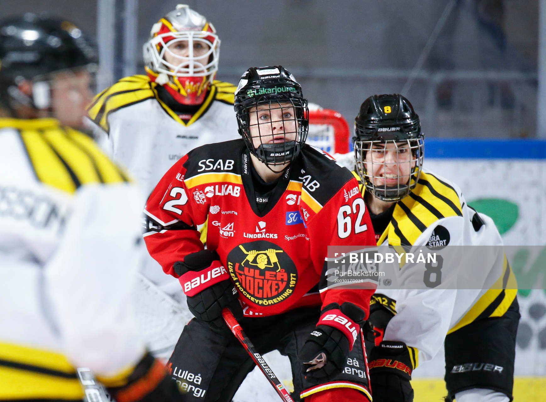 Luleås Phoebe Staenz och Brynäs Mariam El-Mahmadi