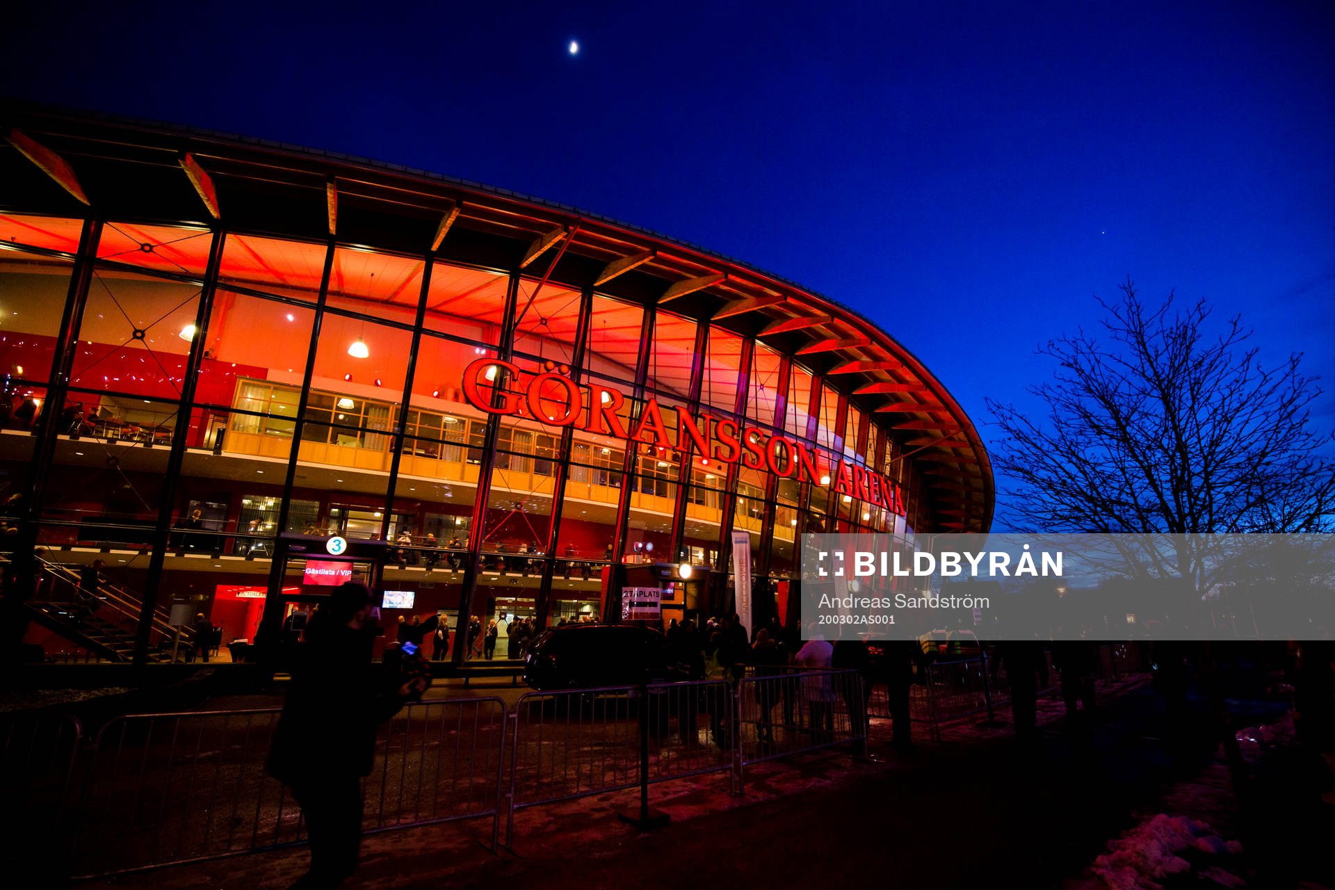 Vy över Göransson Arena