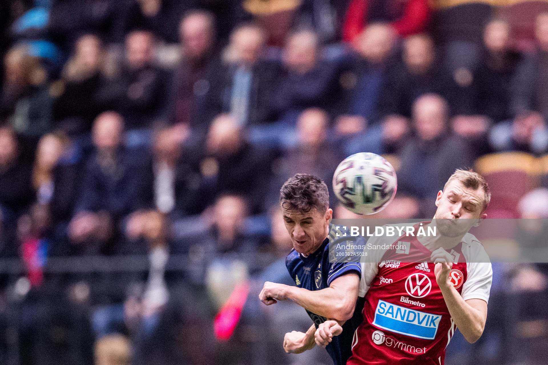 Djurgårdens Haris Radetinac och Sandvikens Christoffer